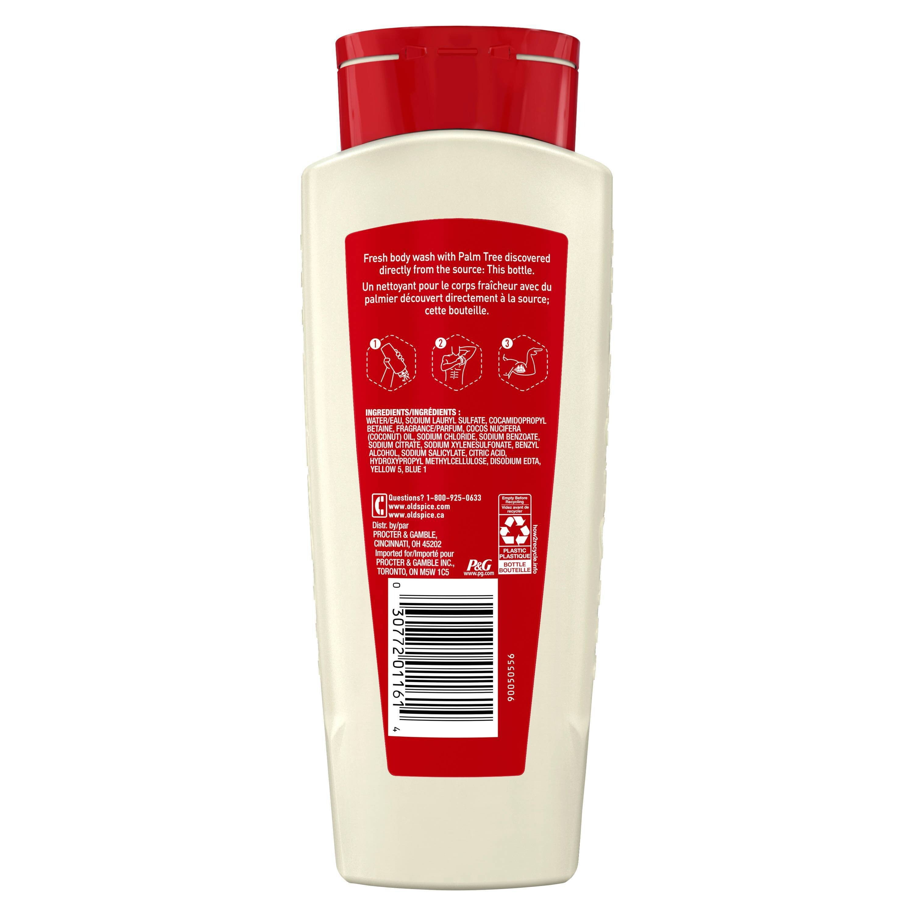Old Spice Fiji Body Wash for Men, Long-Lasting Scent with Coconut and Lavender (18 fl oz) 3lxiv