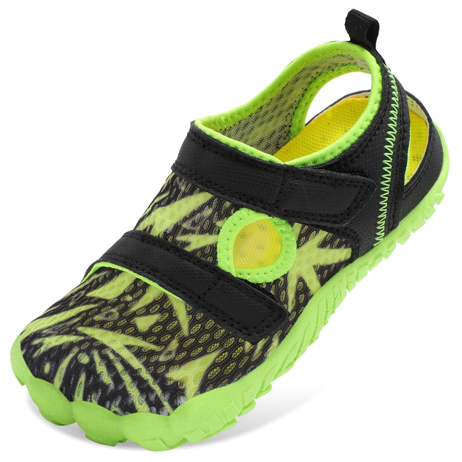 Barerun Kids Wide Toe Sandals Breathable Quick-Dry Water Shoes (Black, 13 Little Kid) qslqu