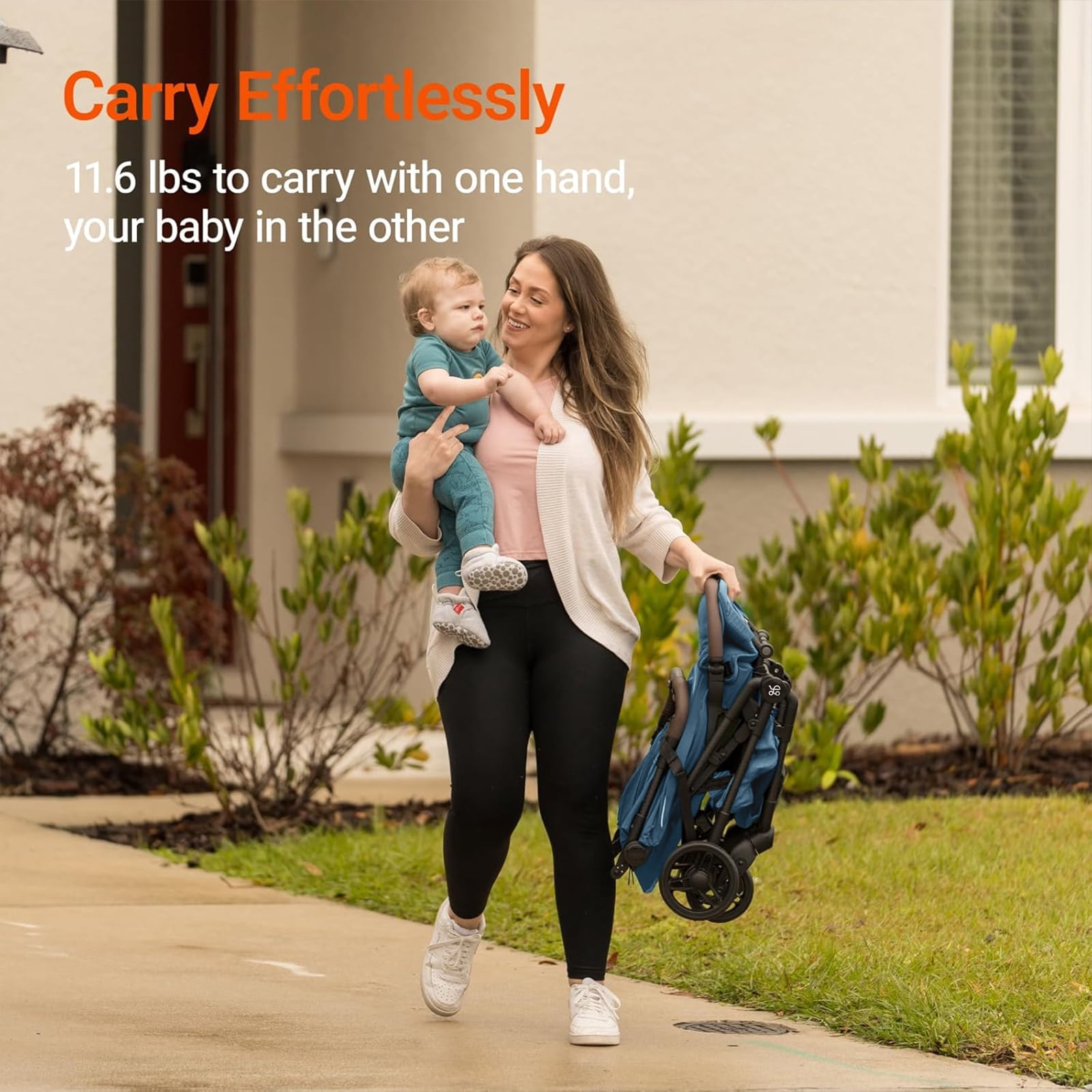 Mamazing Ultra Air Lightweight Foldable Travel Stroller (Blue, 11.5 lb) ffkaa