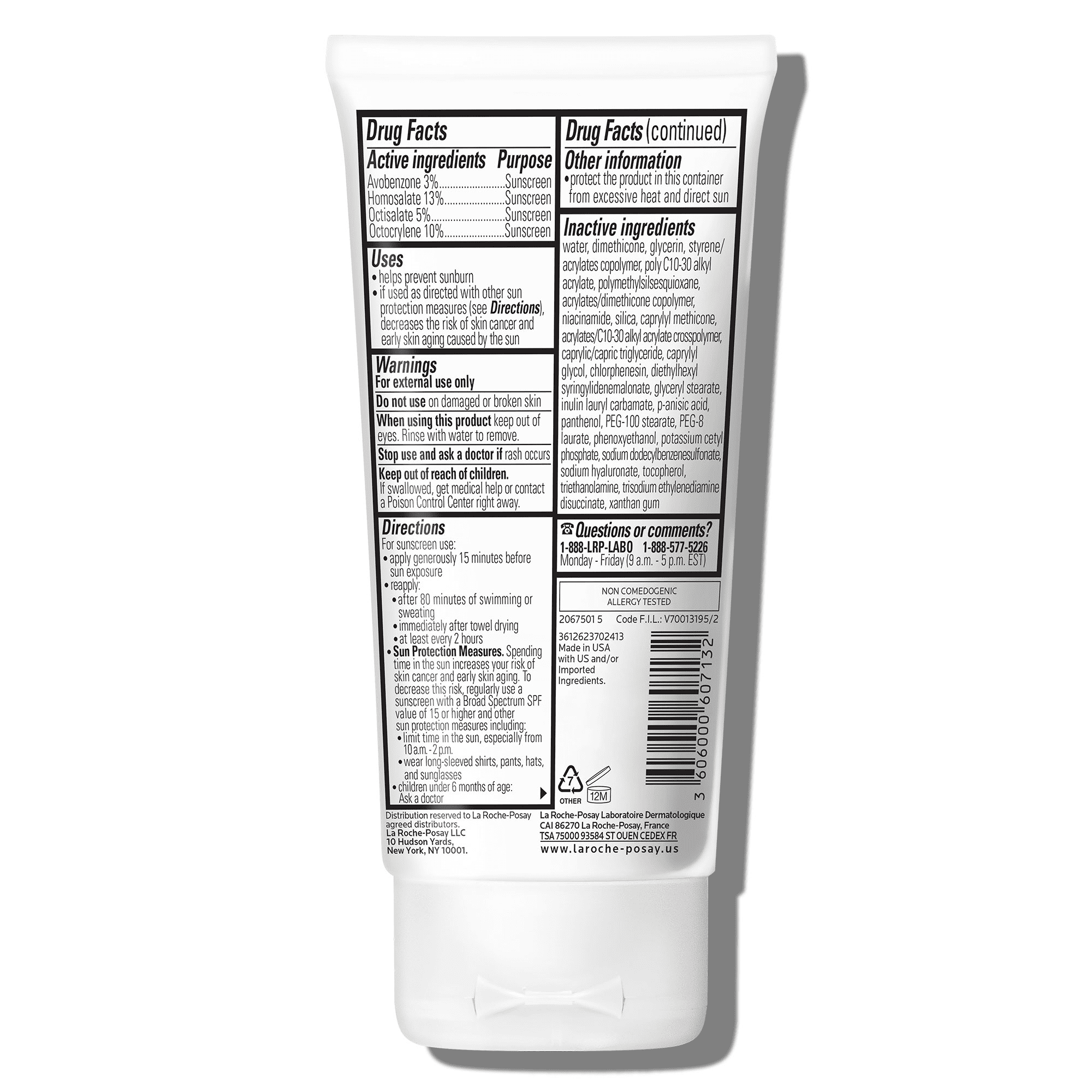 La Roche-Posay Anthelios Kids Gentle Lotion Sunscreen SPF 50 (White, 3.0 fl oz) b11au