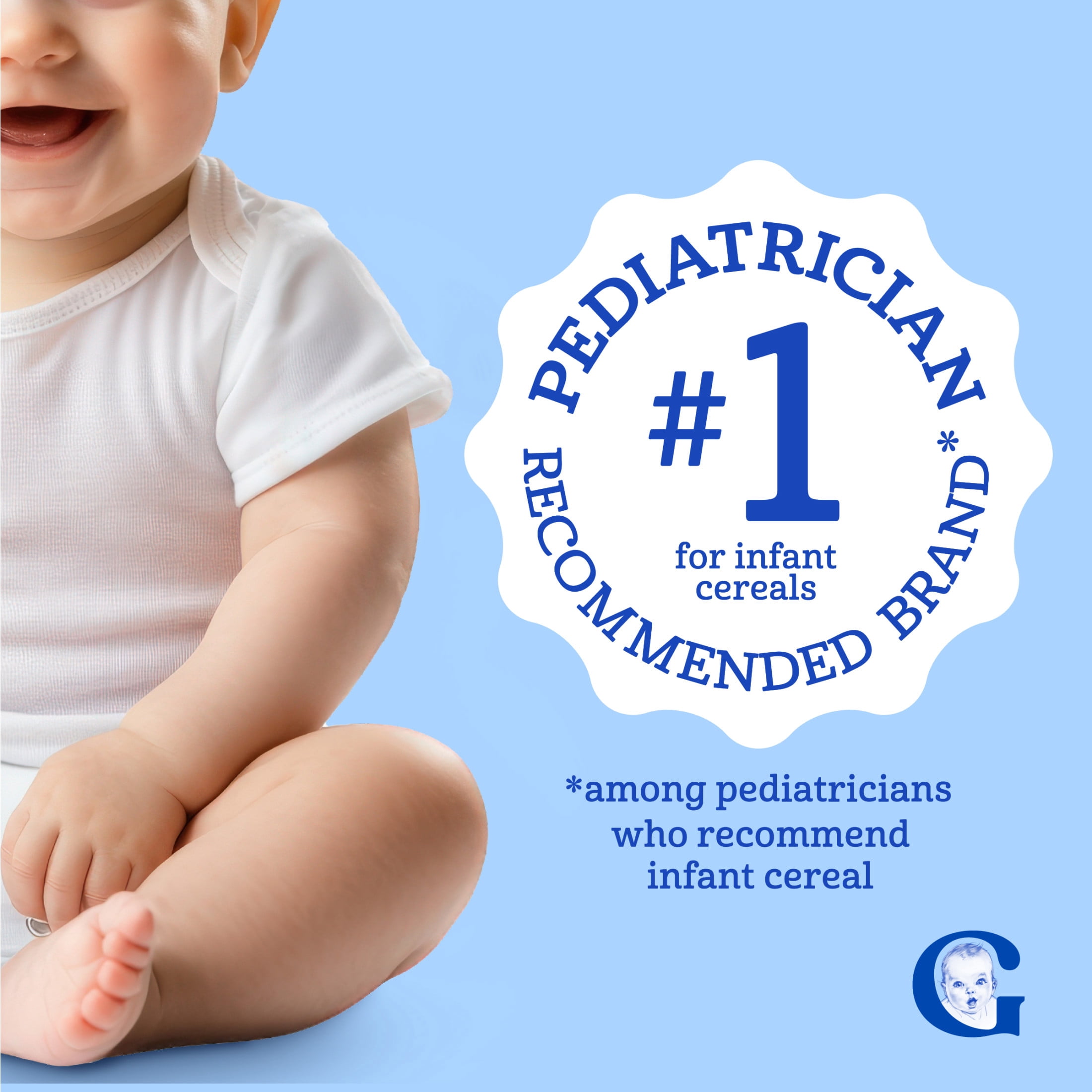 Gerber Multigrain Baby Cereal, Iron-Fortified Infant Breakfast, Stage 2 (8 oz) x1v23
