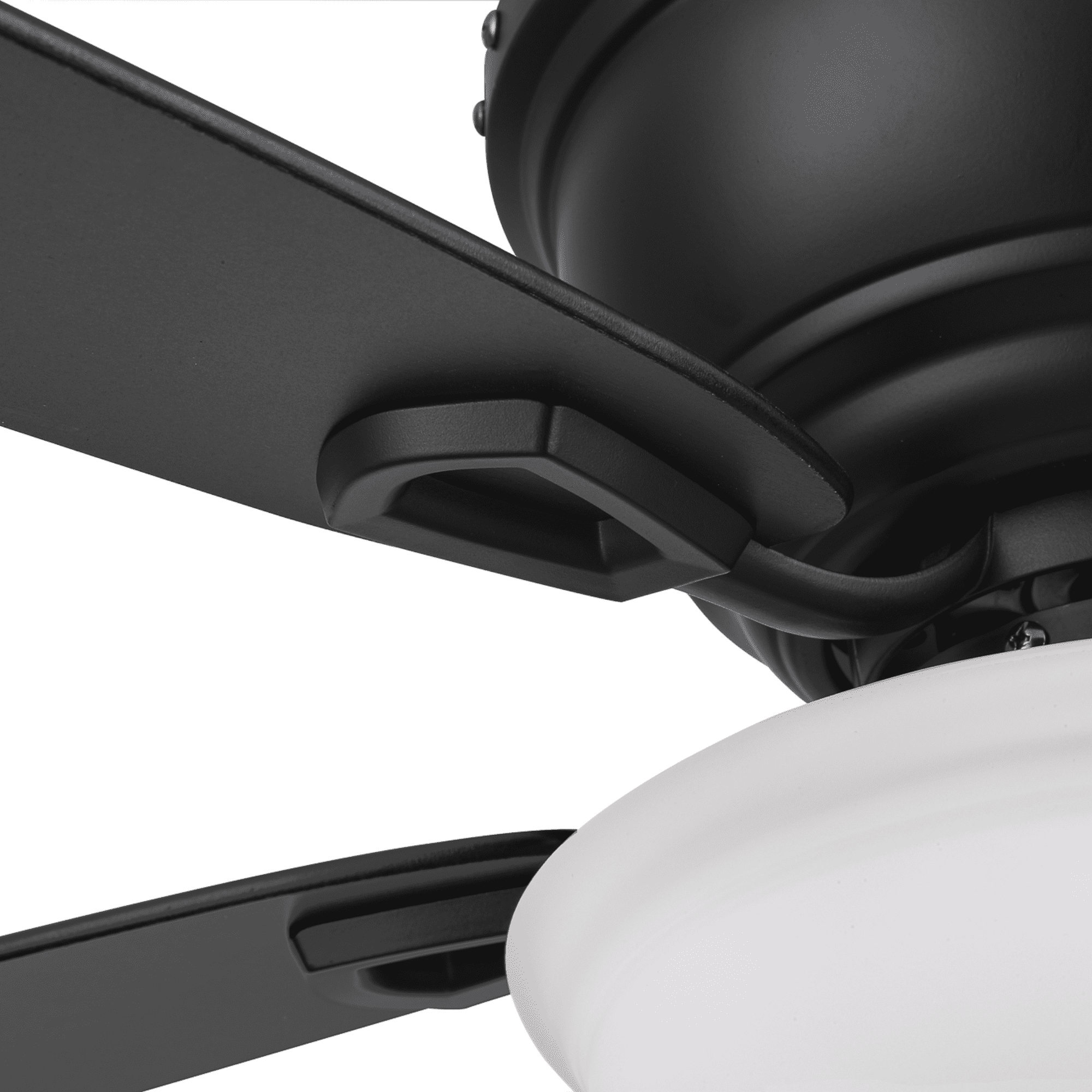 Honeywell Rockford 52 in Traditional Indoor Ceiling Fan with Light, Reversible Motor (Black, 52 in) 205xn