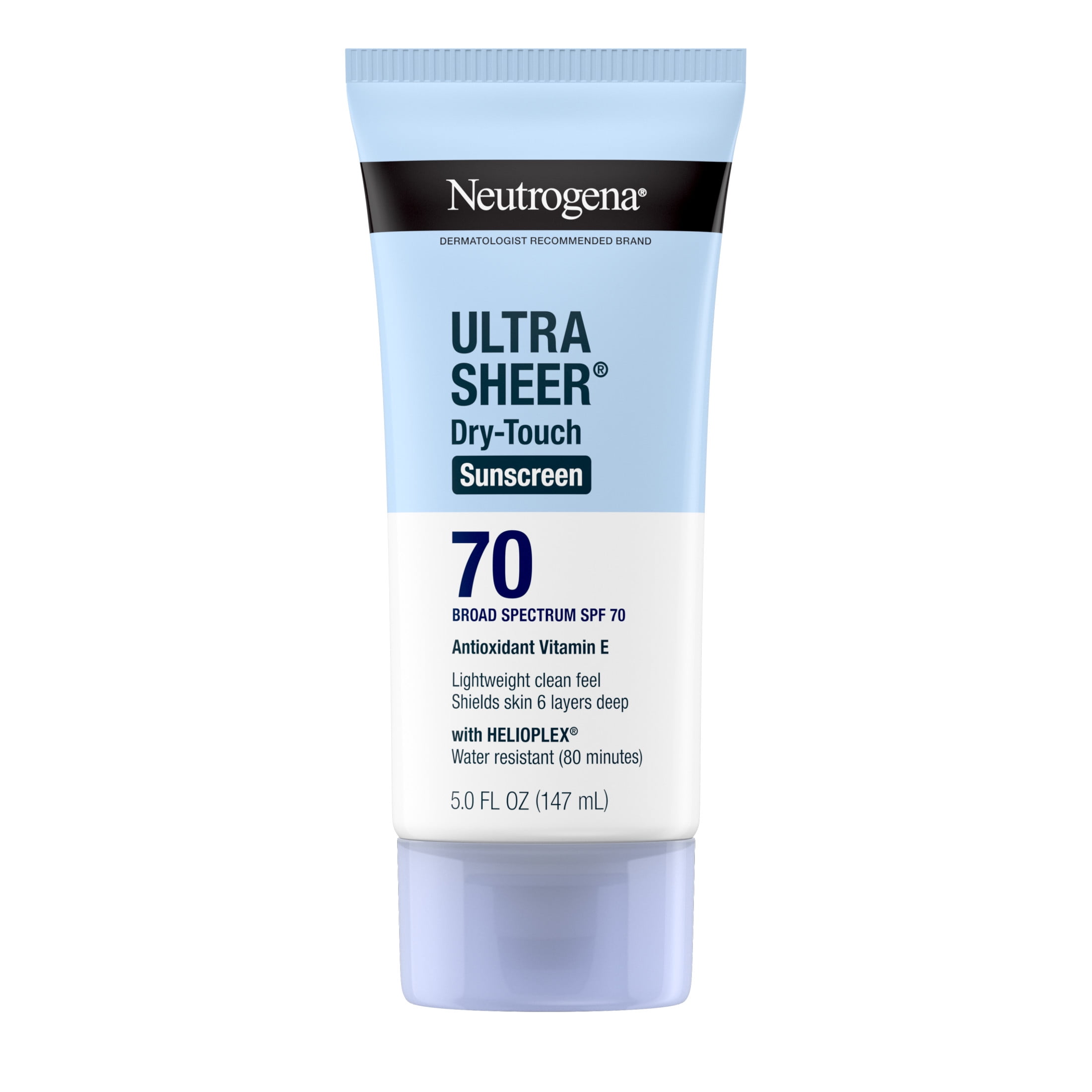 Neutrogena Ultra Sheer Dry-Touch Sunscreen SPF 70 Broad Spectrum Sun Protection (5 fl oz) 5kb1d