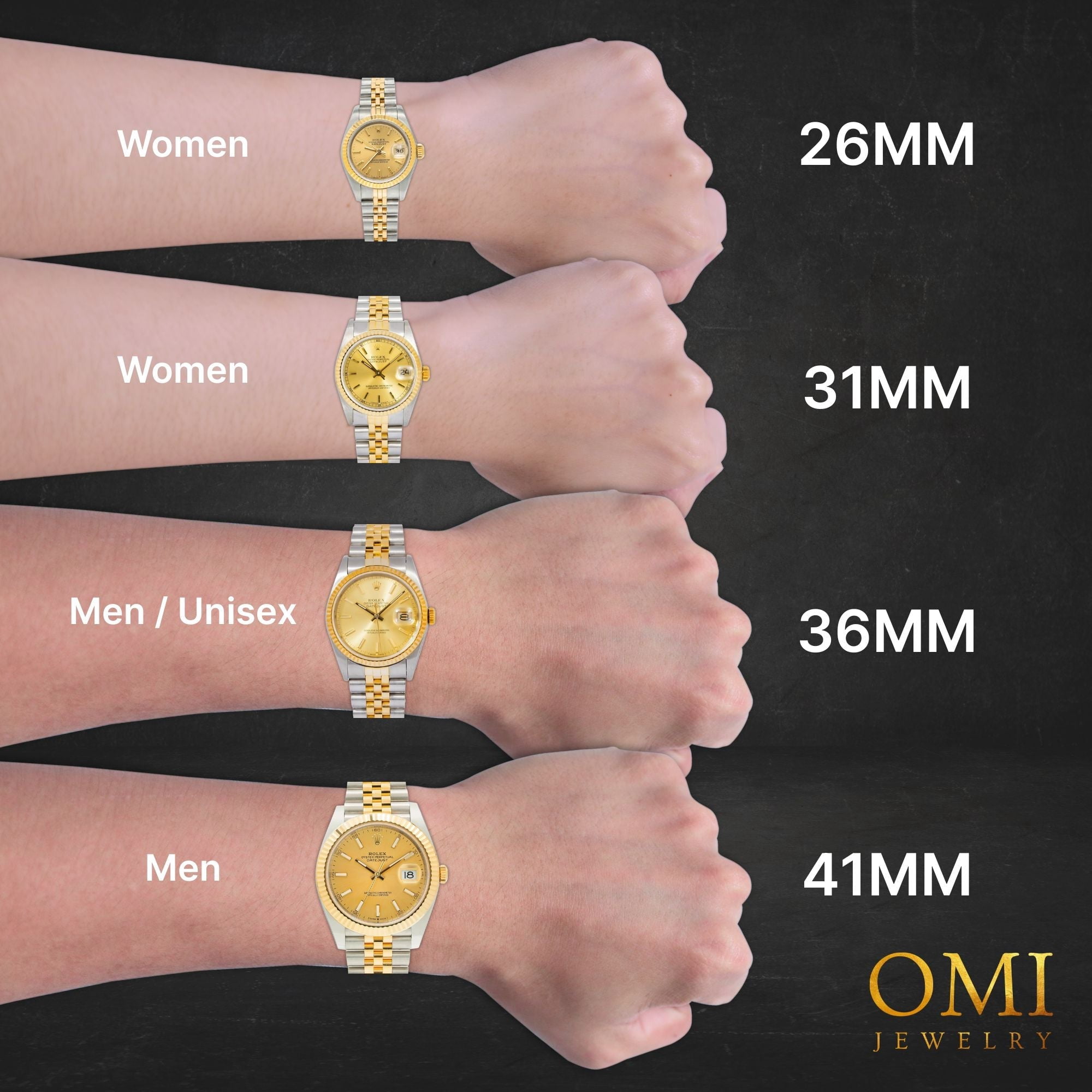 Rolex Datejust 36mm Watch Mother of Pearl Diamond Dial Two-Tone Yellow Gold Jubilee Bracelet (36mm) p8ad0
