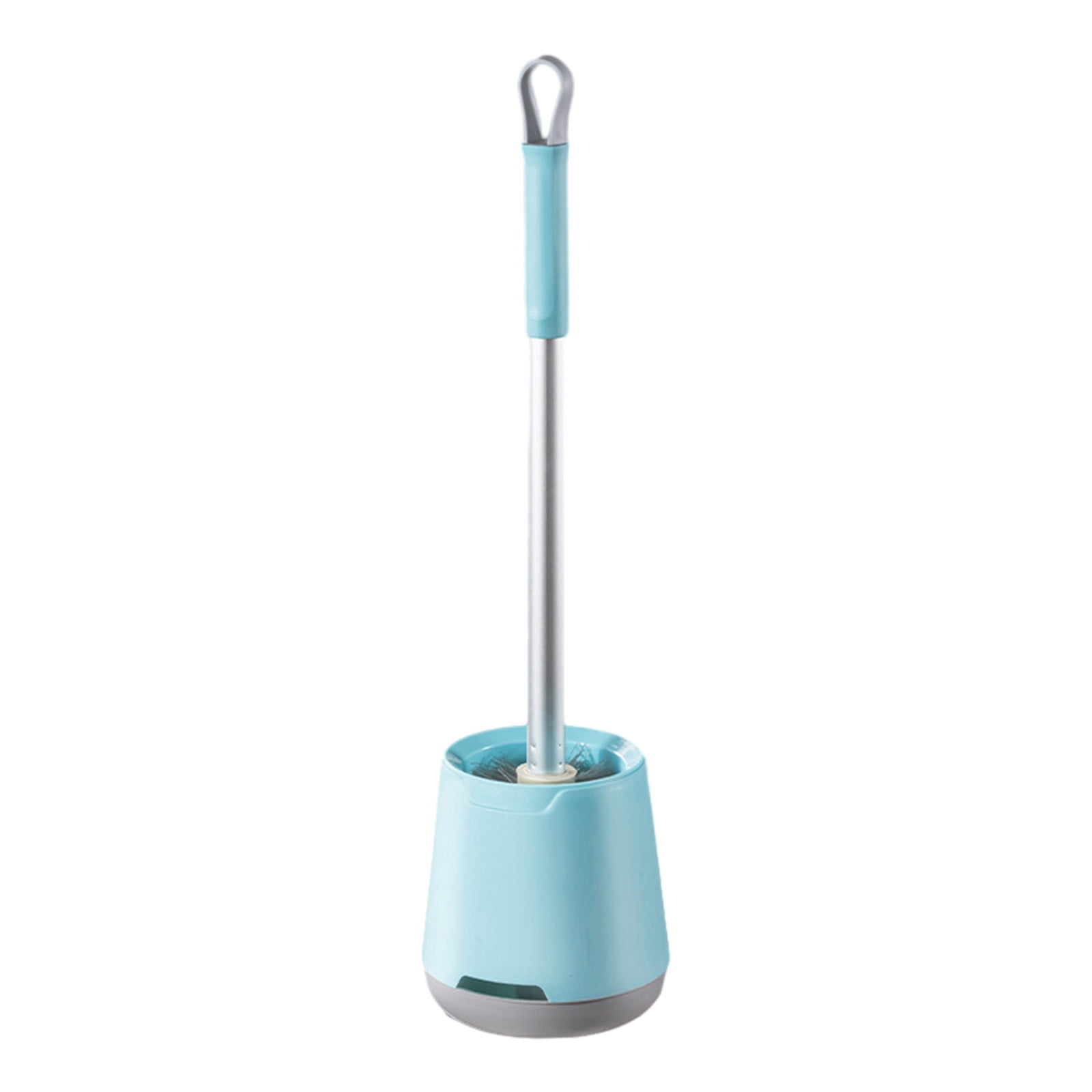 Yyuenw Toilet Plunger and Bowl Brush Combo Set with Ergonomic Caddy (Blue, 17 in) jaaui