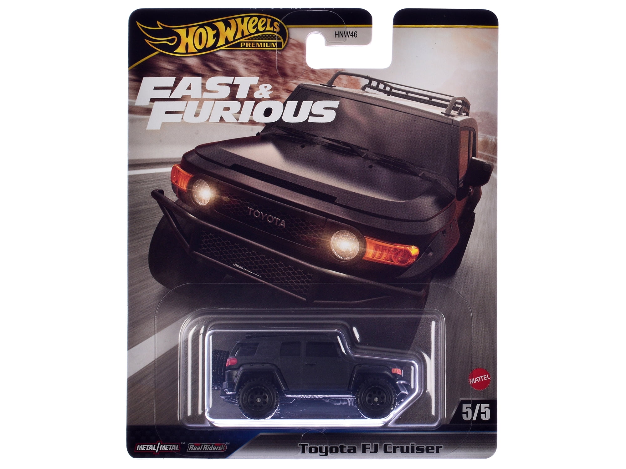 Hot Wheels Fast & Furious 2024 Diecast Model Car Set (5-Piece, 3 in) t1y0r