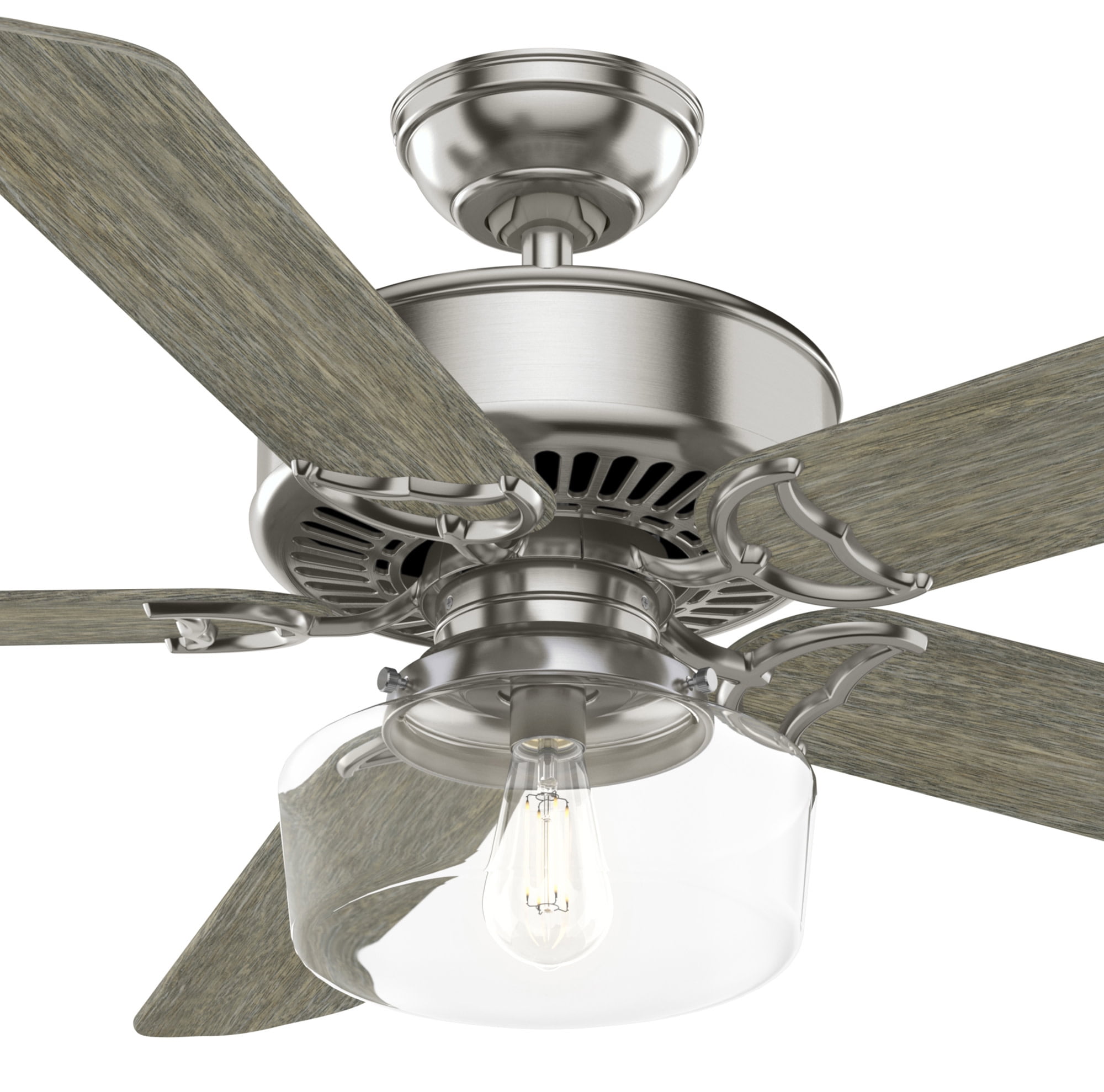 Casablanca Panama Ceiling Fan with Handheld Remote (Brushed Nickel, 54 in) 4uo7r