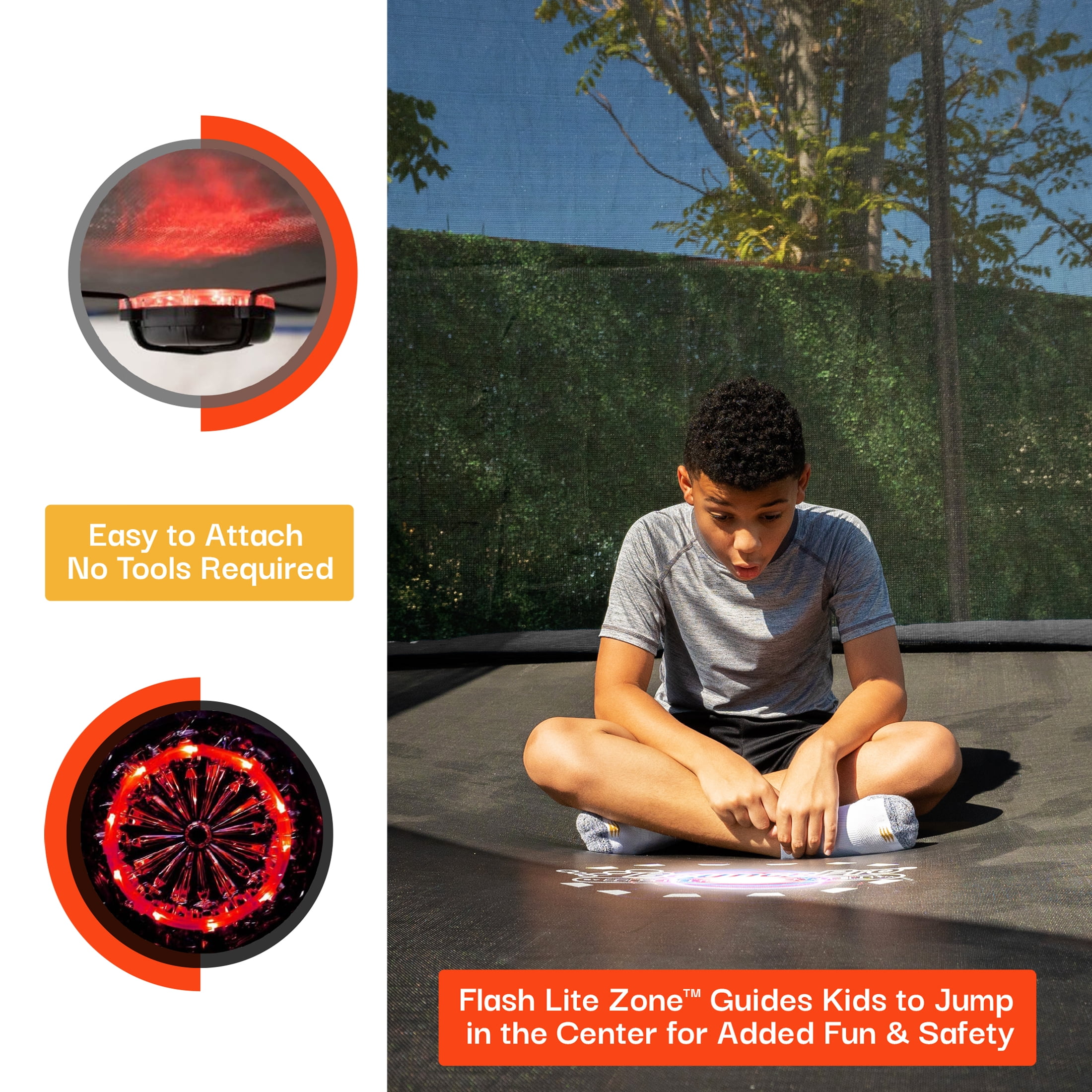 Bounce Pro 14 ft Multiplay Trampoline with Safety Enclosure, Basketball Hoop, and Electronic Target Game (14 ft) pwd9v