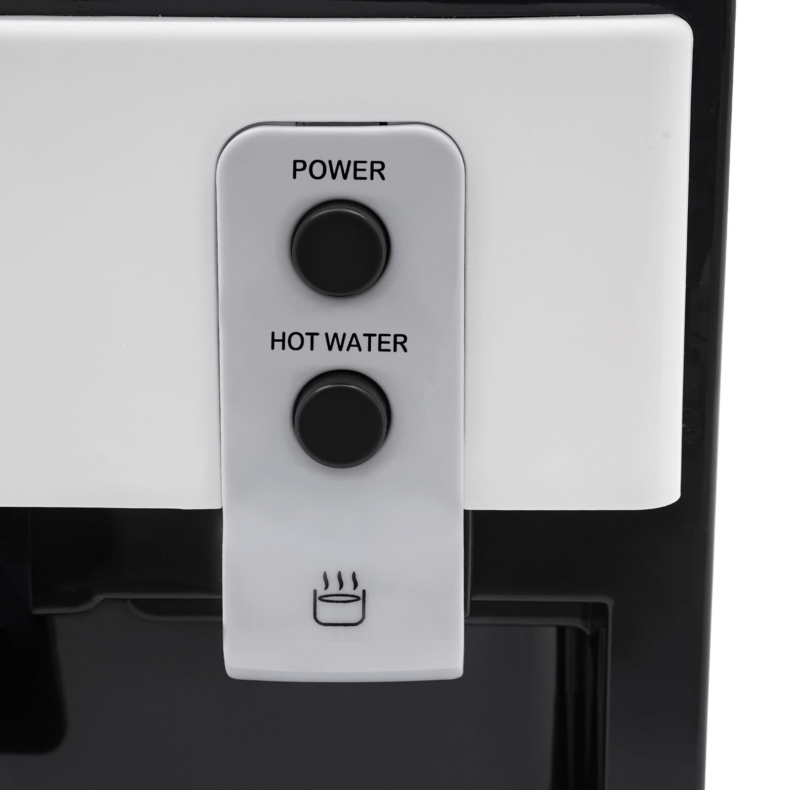 Generic Top Loading Water Cooler Dispenser (Hot and Cold, Countertop, Black, 5 gal) cijib