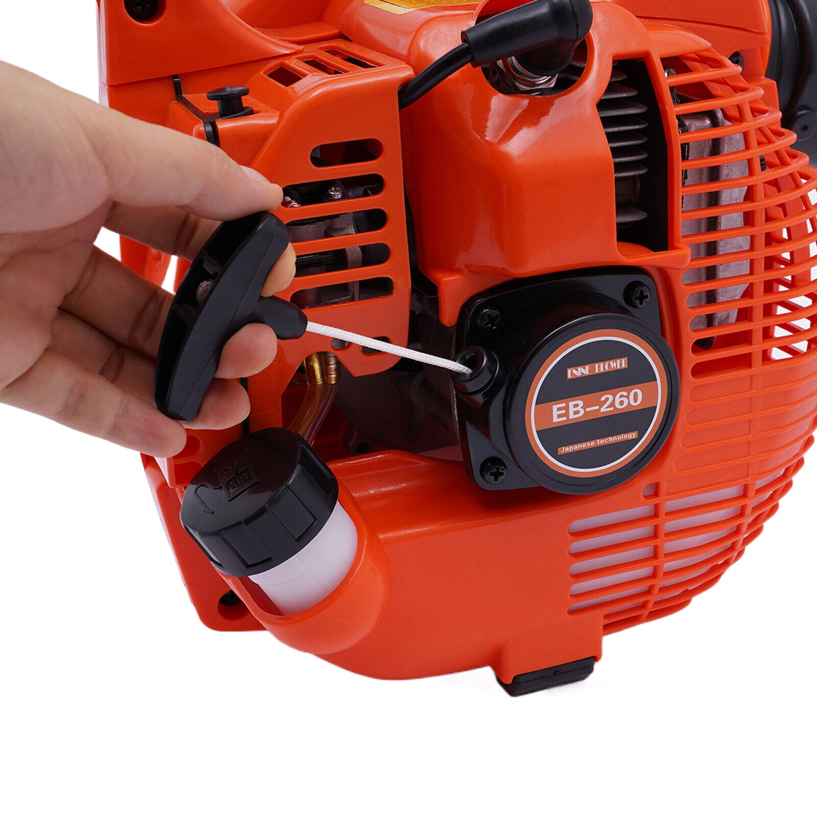 Generic 25.4cc 2-Stroke Gas Powered Handheld Leaf Blower (Orange, 30.4 fl oz) xzbth