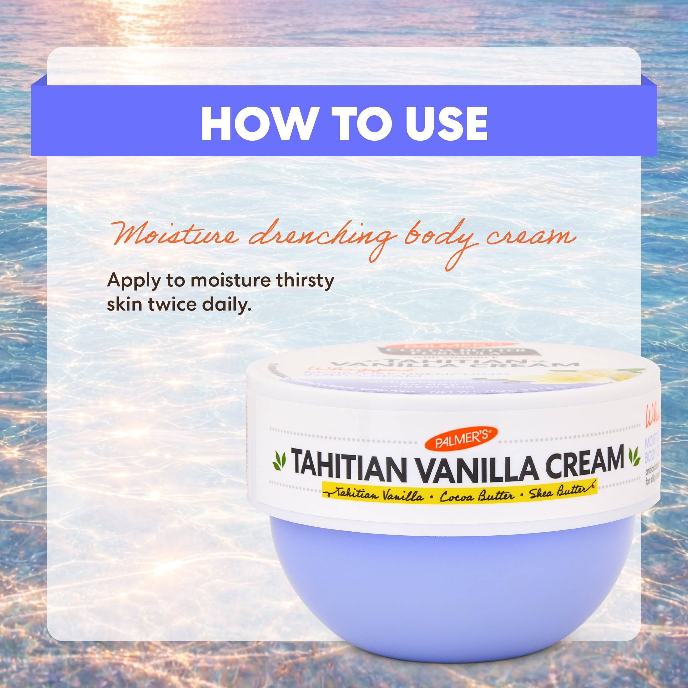 Palmer's Moisture Drench Hydrating Body Cream, Tahitian Vanilla (8.8 oz) 0g4yi