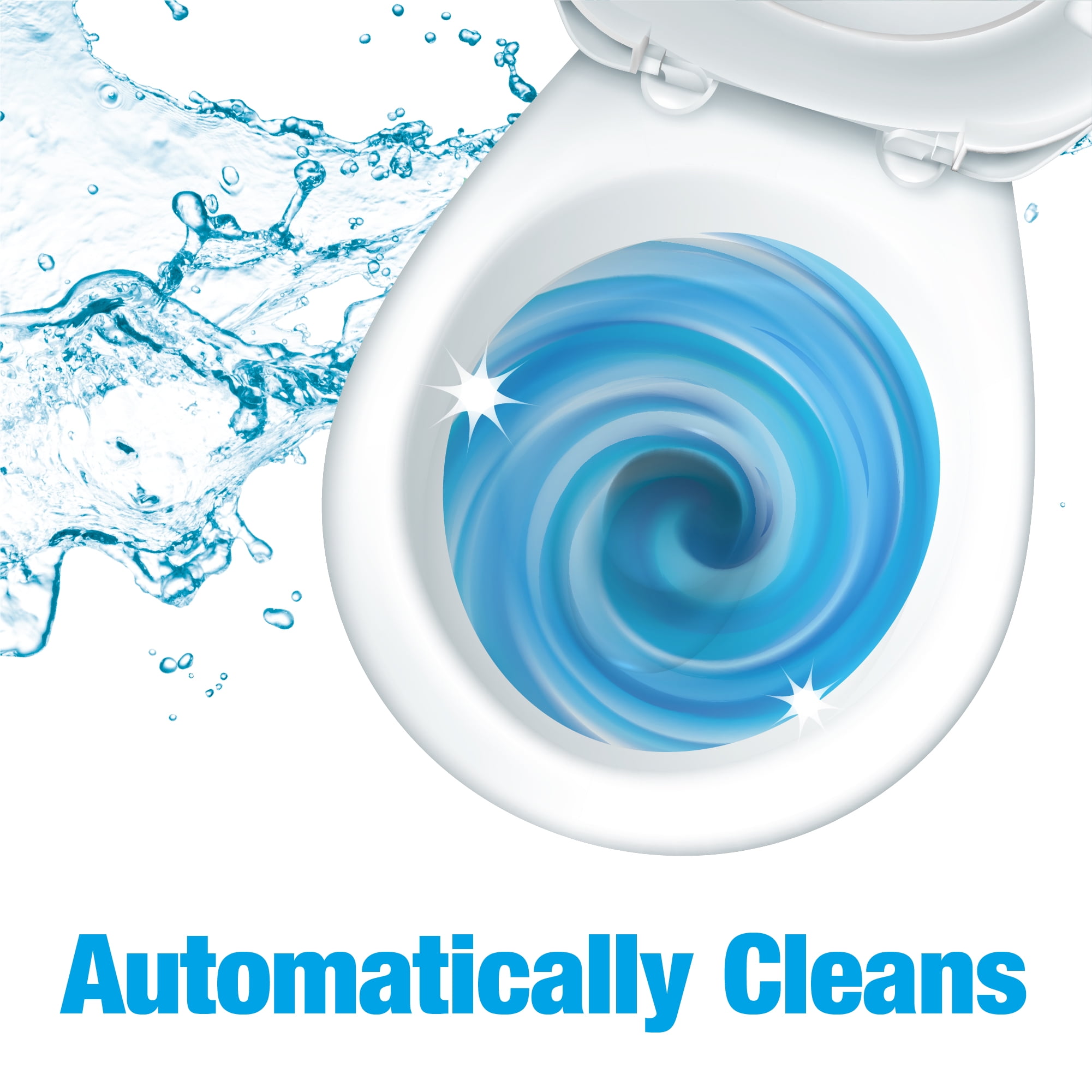 Bowl Fresh Automatic Toilet Bowl Cleaner and Freshener with Borax (Blue, 20 Pack) x4f6n