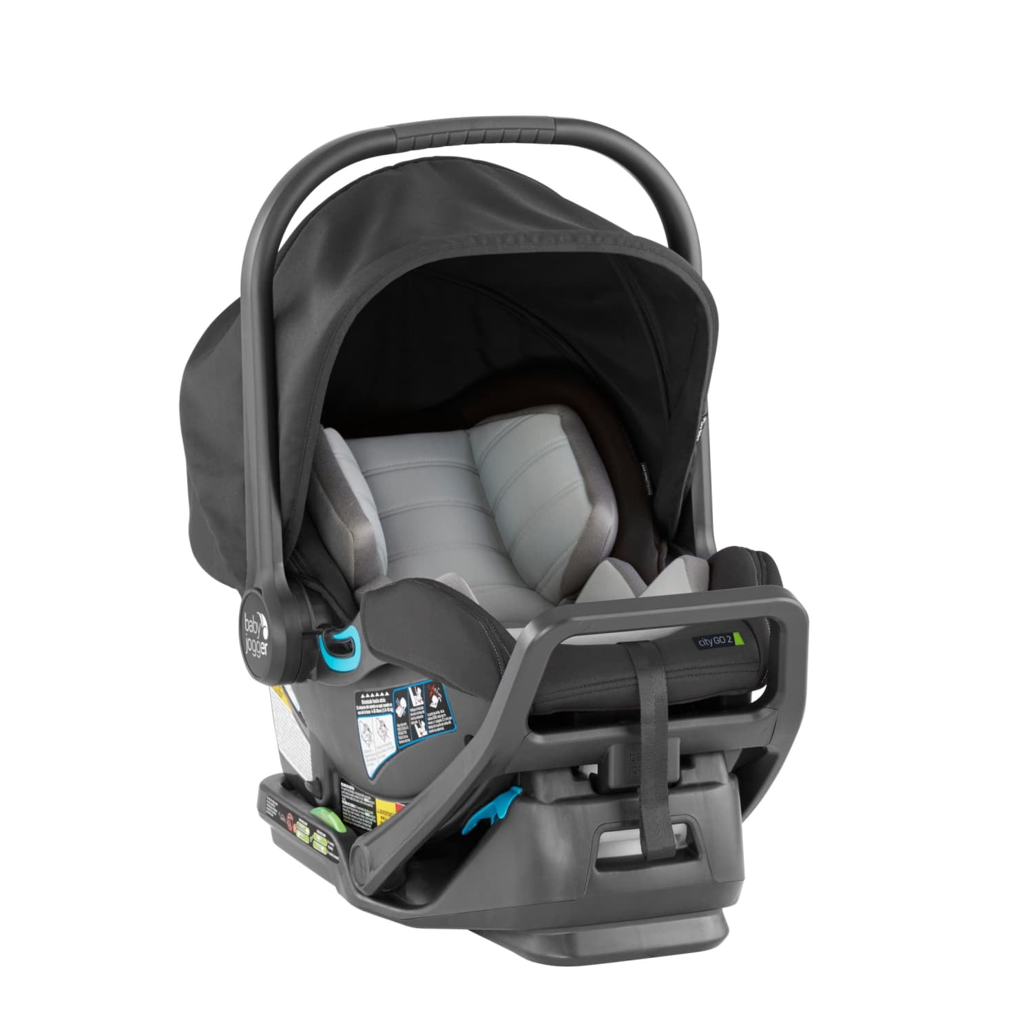 Baby Jogger City GO 2 Infant Car Seat (Slate, 4-35 lb) 5zi6s