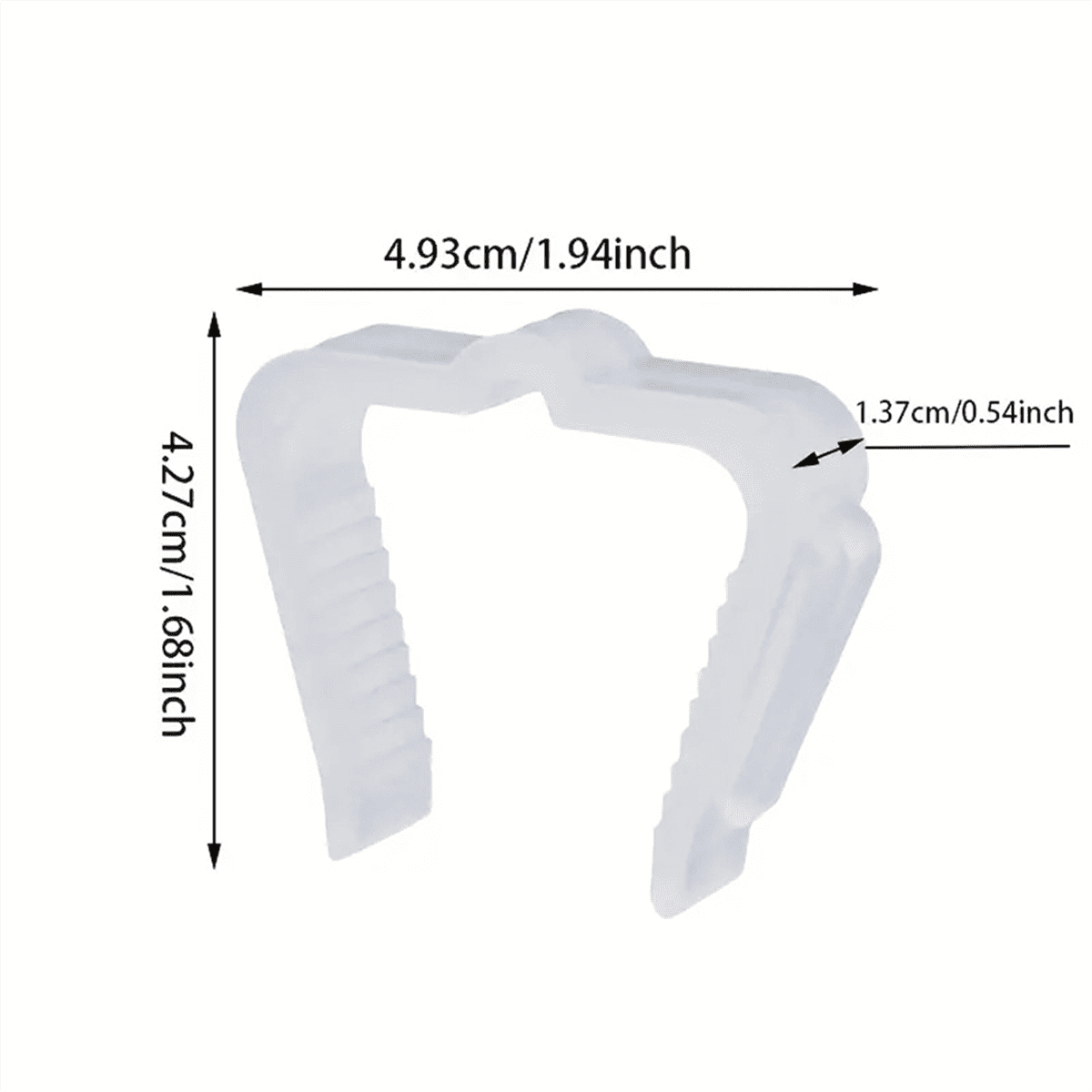 Generic Christmas Light Hanger Hooks (White, 50 Pack, 1.625 in) 6aqaq