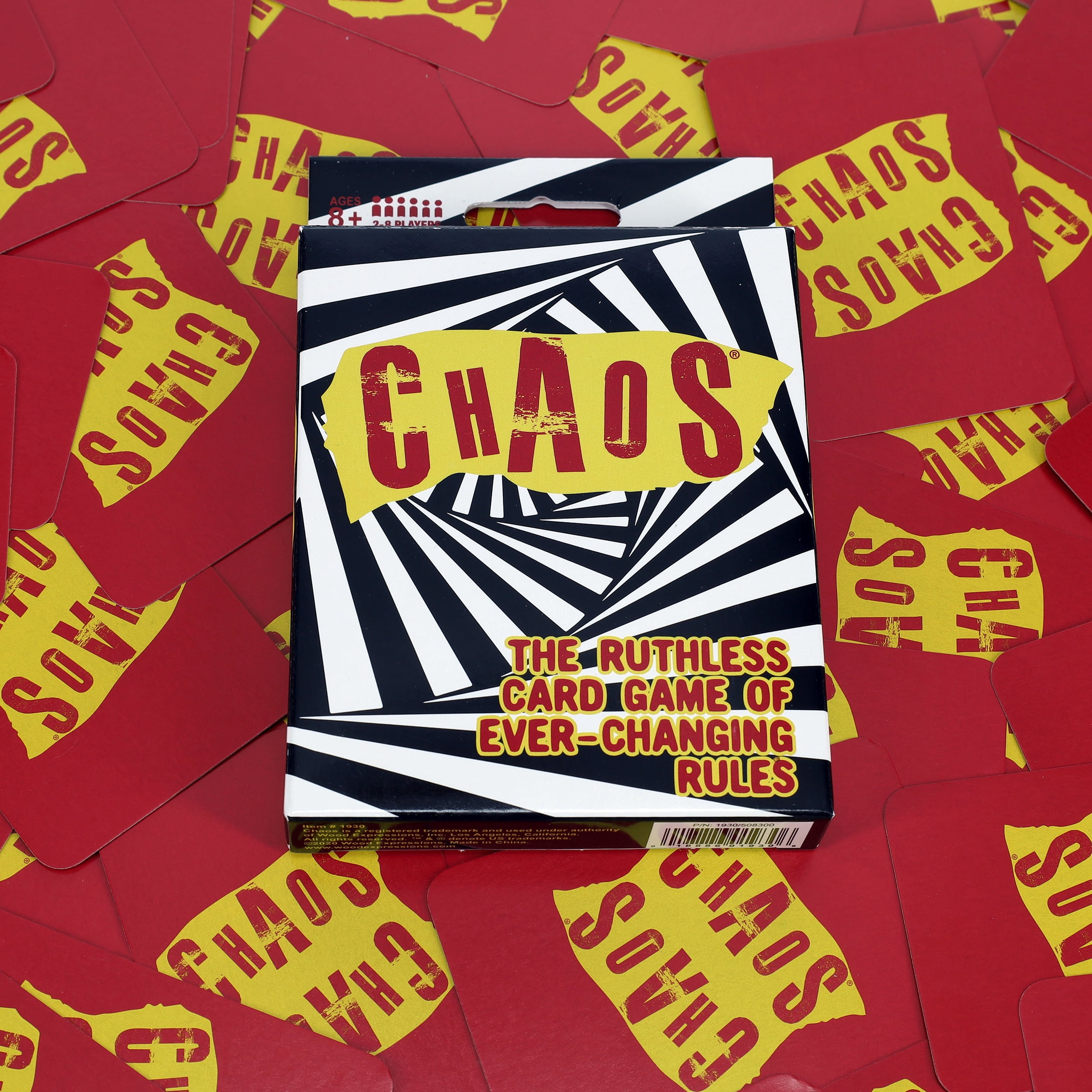 TDC Games Chaos Card Game Strategy Party Game (2-6 Players, 5.5 x 3.5 x 1 in) s2hcb