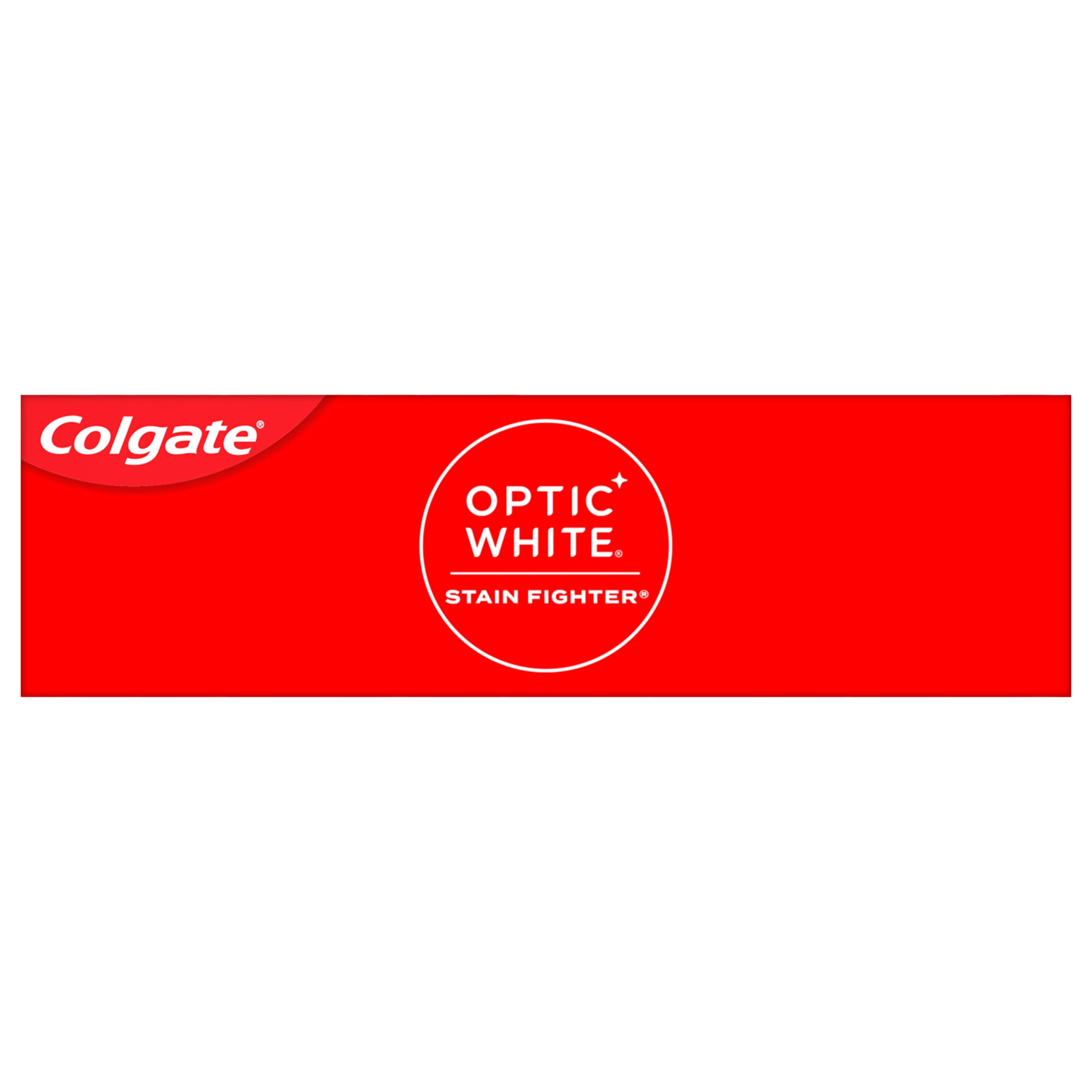 Colgate Optic White Stain Fighter Whitening Toothpaste, Clean Mint (White, 3 Pack of 6 oz) rmawf