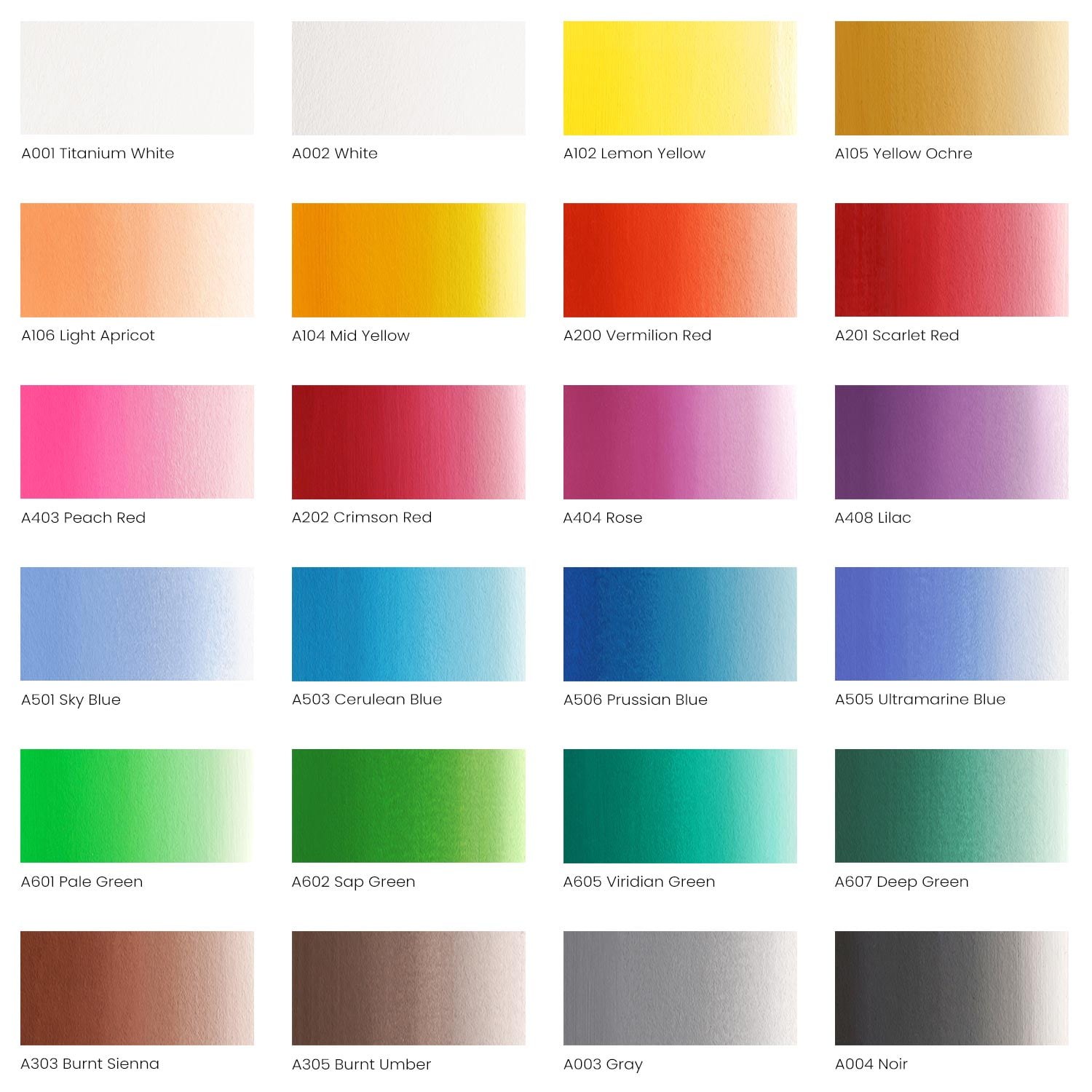 Arteza Acrylic Gouache Paint Set, Matte Finish, Professional Opaque Pigments (Multicolor, 24 Pack, 0.41 fl oz) clc89