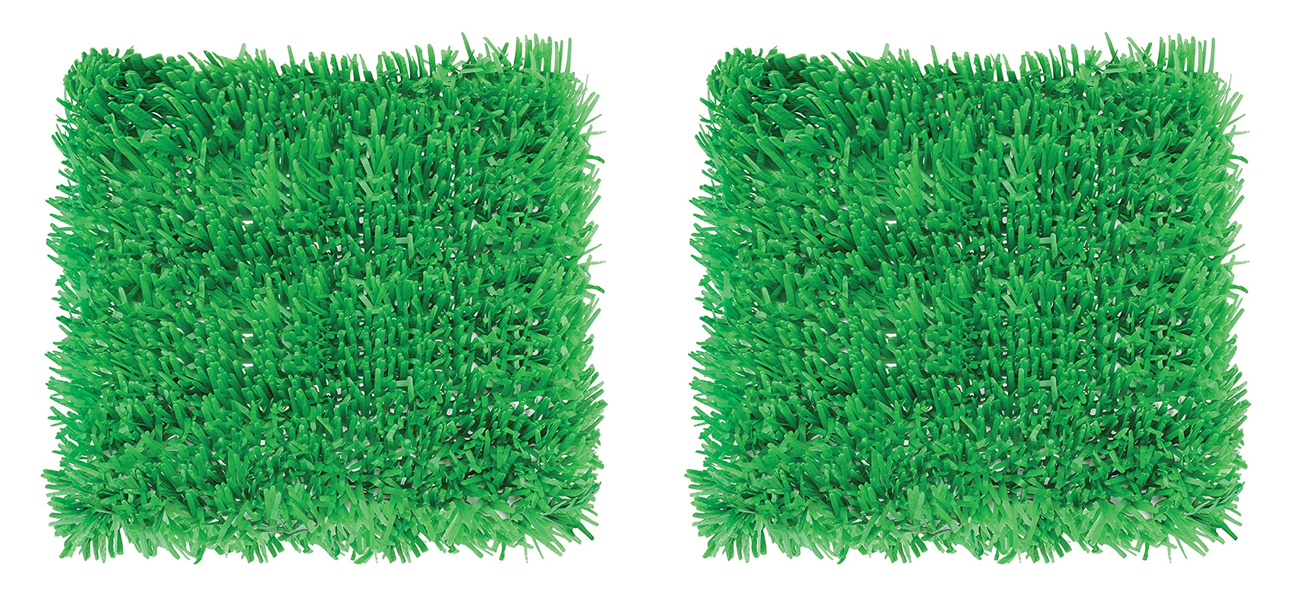 The Beistle Company Green Grass Tissue Mats for Party Decorations (Green, 15 in x 30 in, 2 Pack) 57vmk