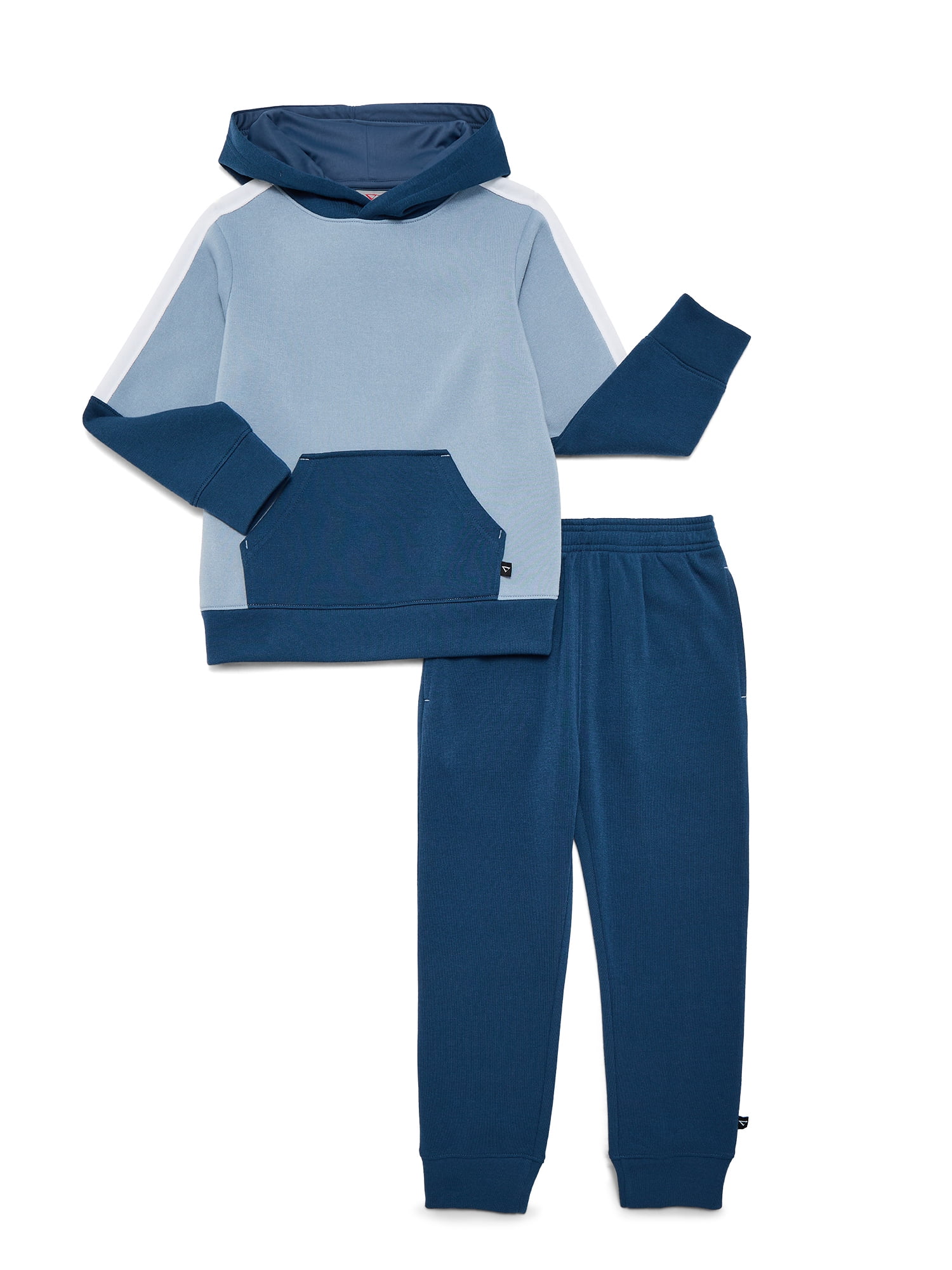 Cheetah Boys Active Fleece Hoodie and Joggers Set (Blue, 2T-5T) x4wl8