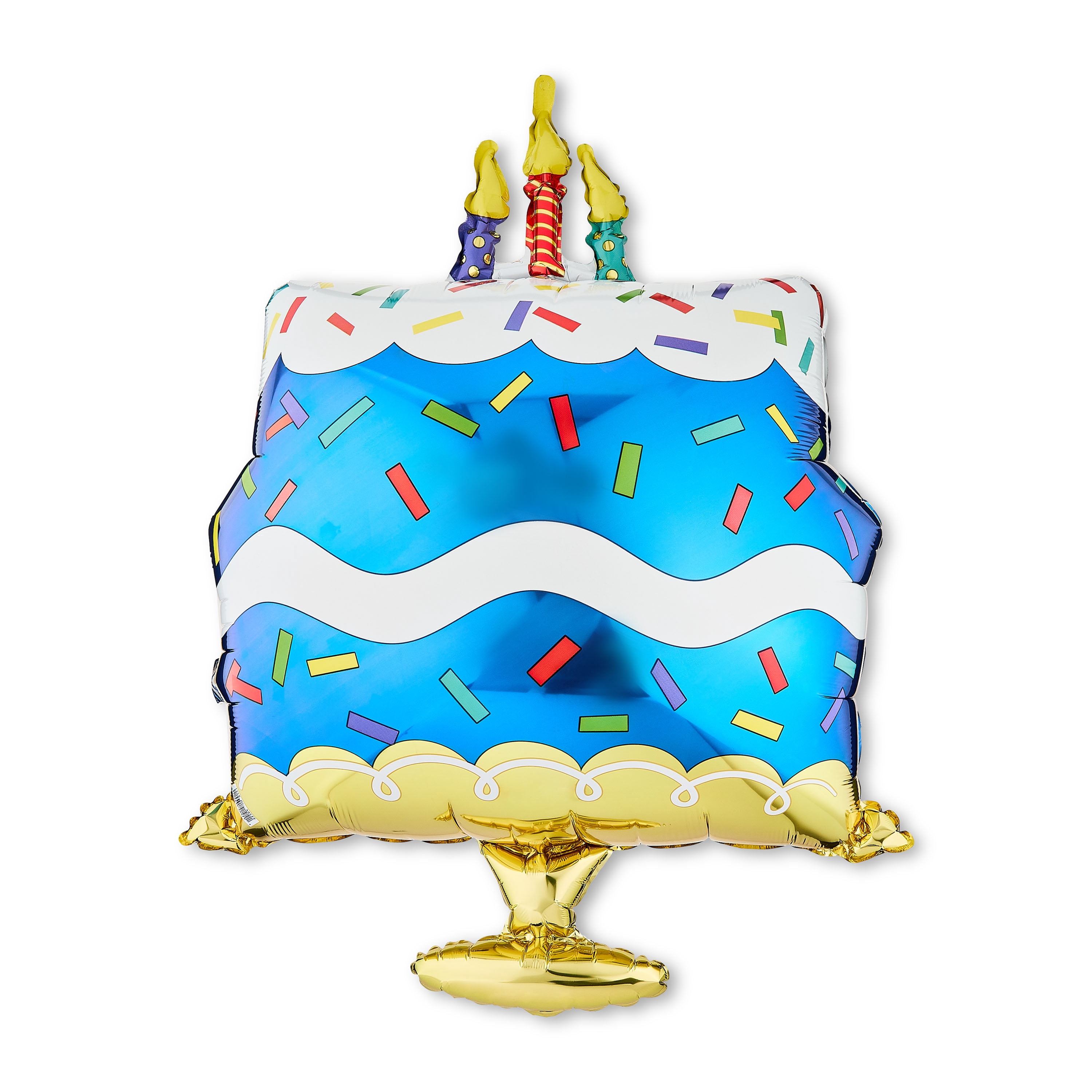 Way To Celebrate Tiered Birthday Cake Balloon (Navy, 29 in) gh87j