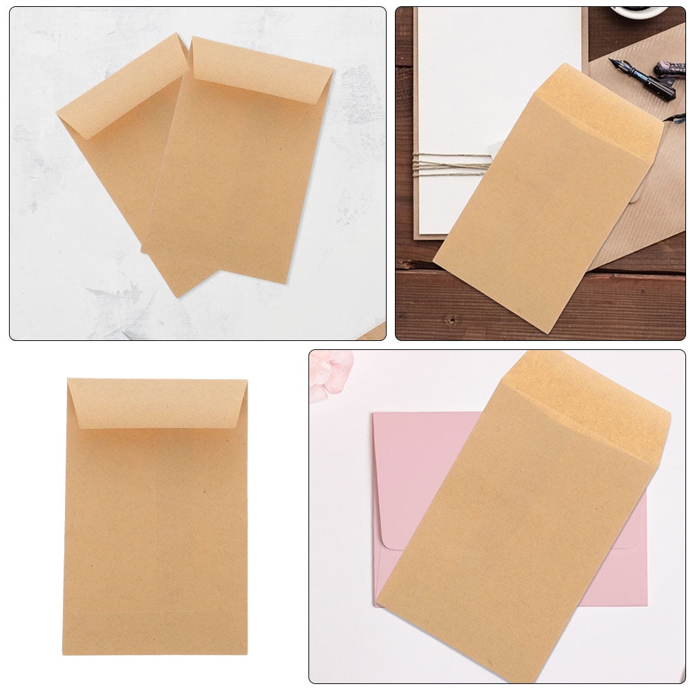 Raindrops Kraft Paper Envelopes for Seed Storage and Organizing (120 Pack) j7ot4