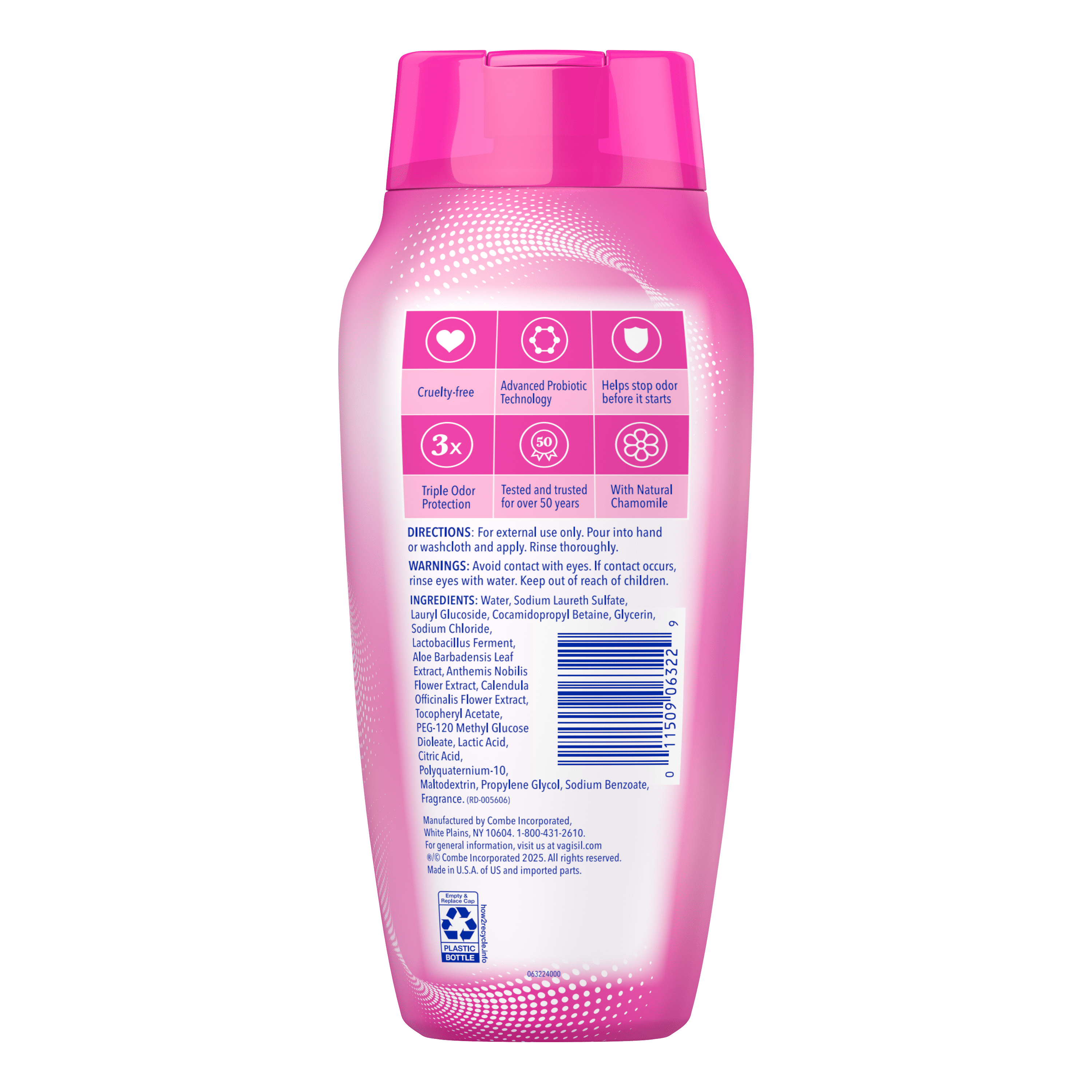 Vagisil Odor Block Daily Intimate Wash, pH Balanced Feminine Cleanser (12 fl oz, 3 Pack) obyfp