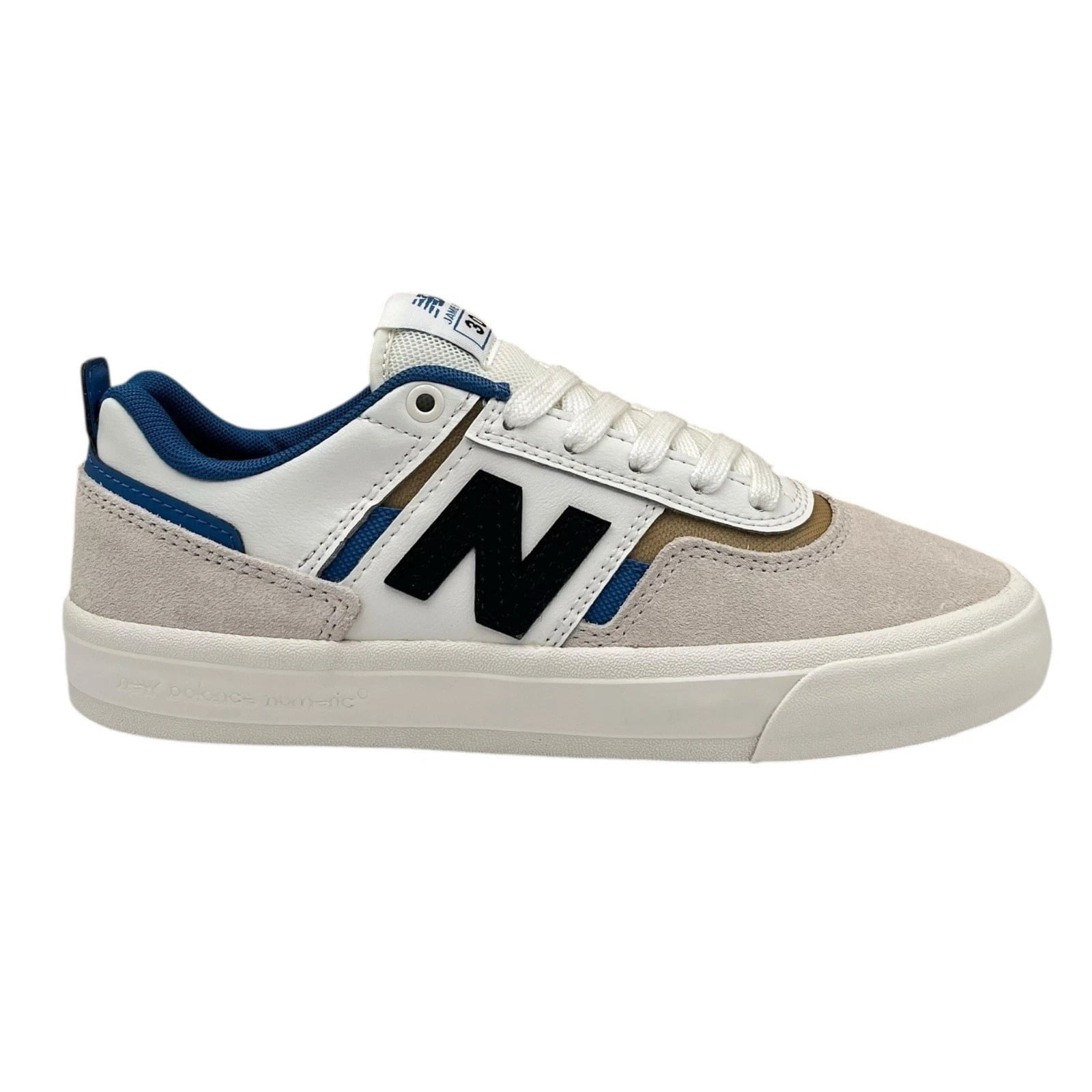 New Balance 306 Skateboarding Shoes Durable Low-Top Sneakers (White, 6 US) 6eua4
