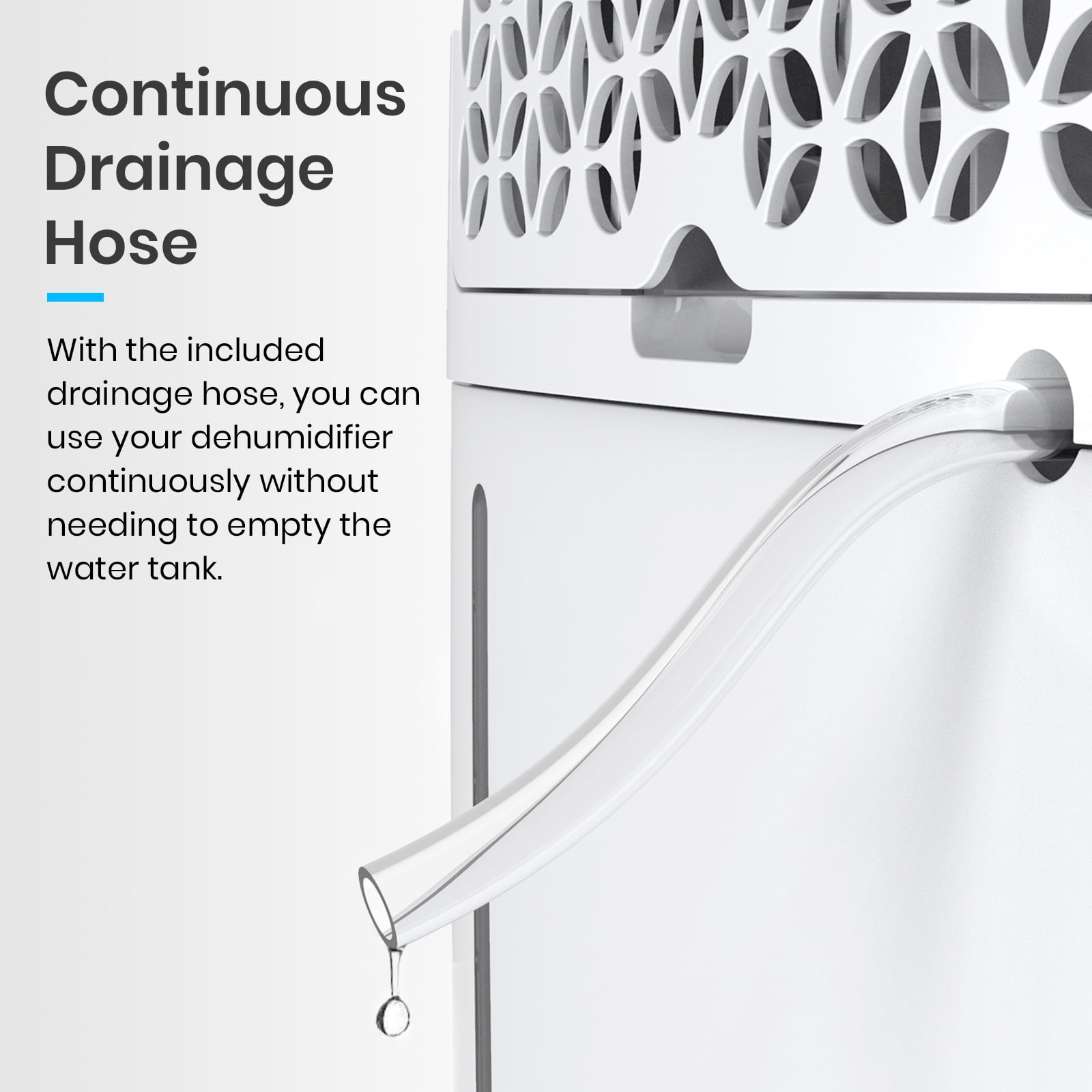 Pro Breeze 50 Pint Dehumidifier for Home and Basement (White, 3500 sq ft Coverage) g9tim