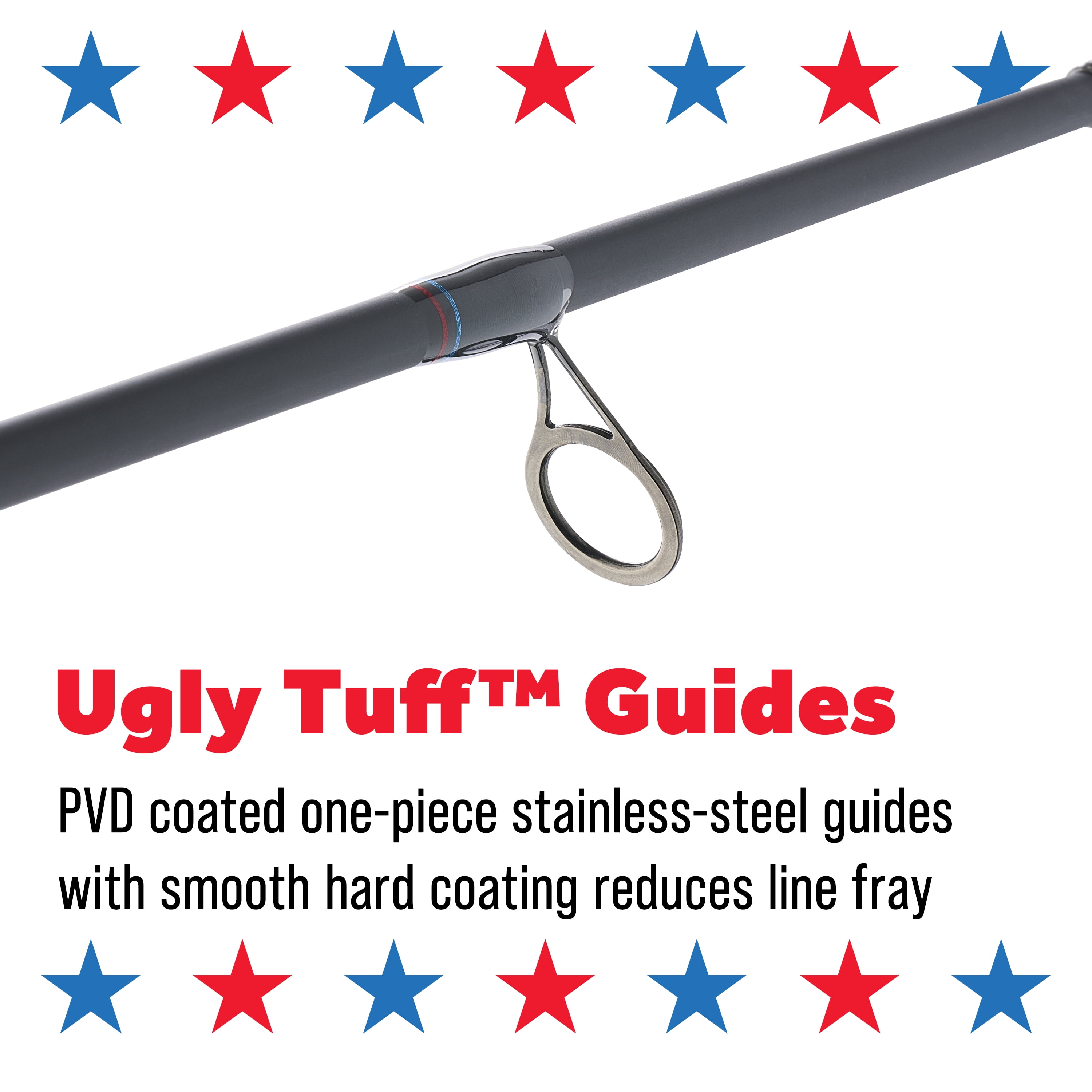 Ugly Stik 50th Anniversary Spinning Combo (Black, 6.5 ft) cd2i5