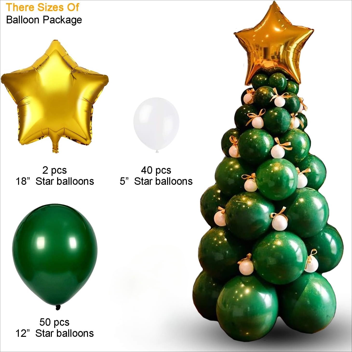 BinDamon Christmas Balloon Garland Arch Kit (Green, 92 Pieces) d527n