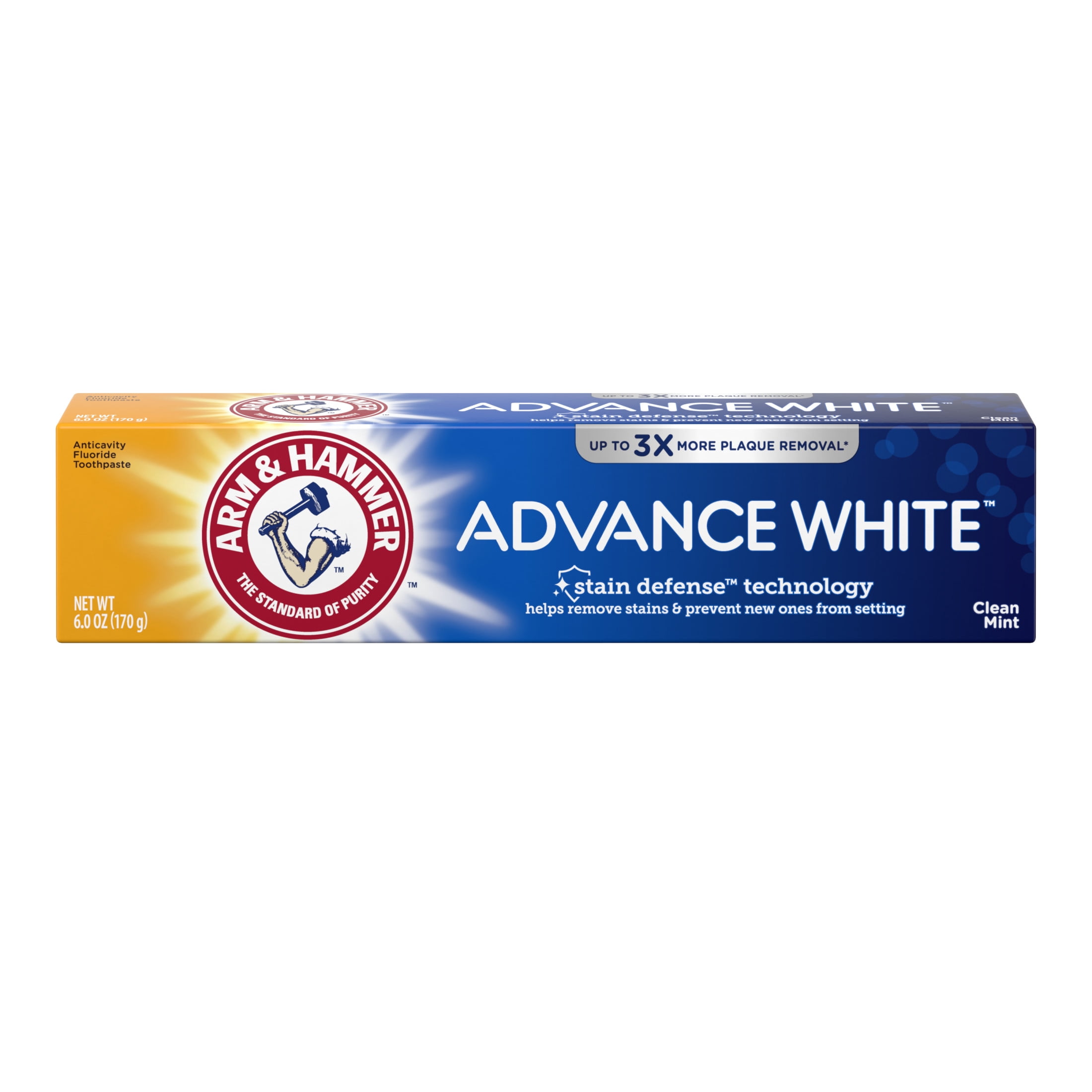 ARM & HAMMER Advance White Extreme Whitening Toothpaste, Fluoride Anticavity Formula (Clean Mint, 6 oz) i4ab0