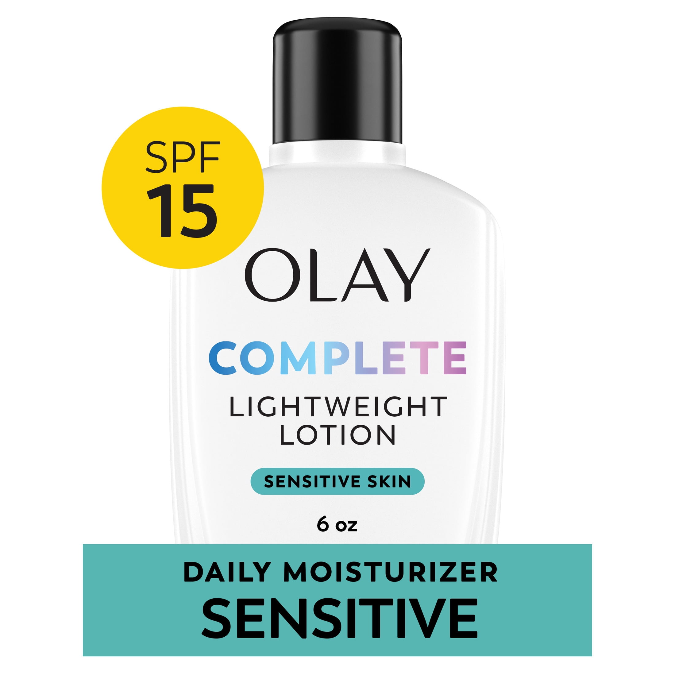 Olay Complete Daily Face Moisturizer for Sensitive Skin, SPF 15 Sun Protection (6 oz) i5len