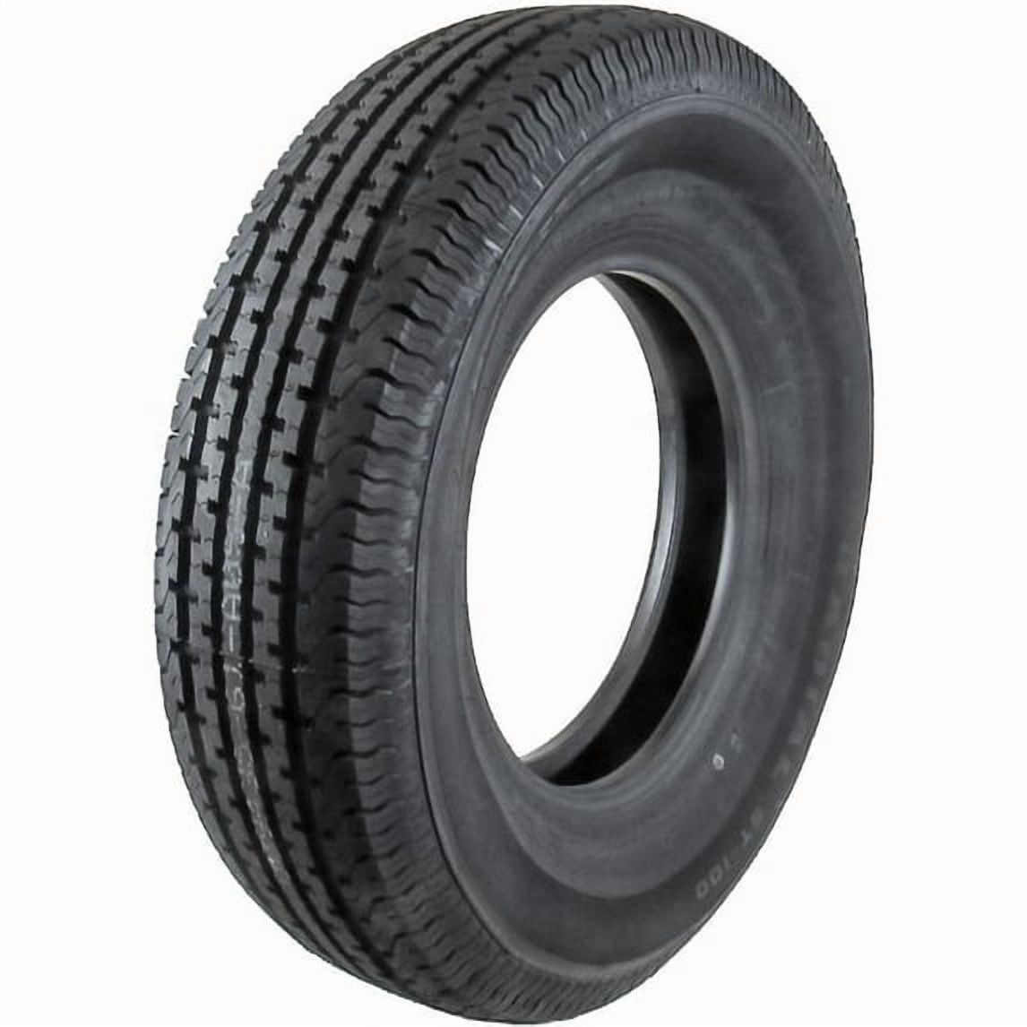 Hi Run ST100 Trailer Tire ST205/75R15 8-Ply Load Range D (Black Sidewall, 1 Tire) 2es9c