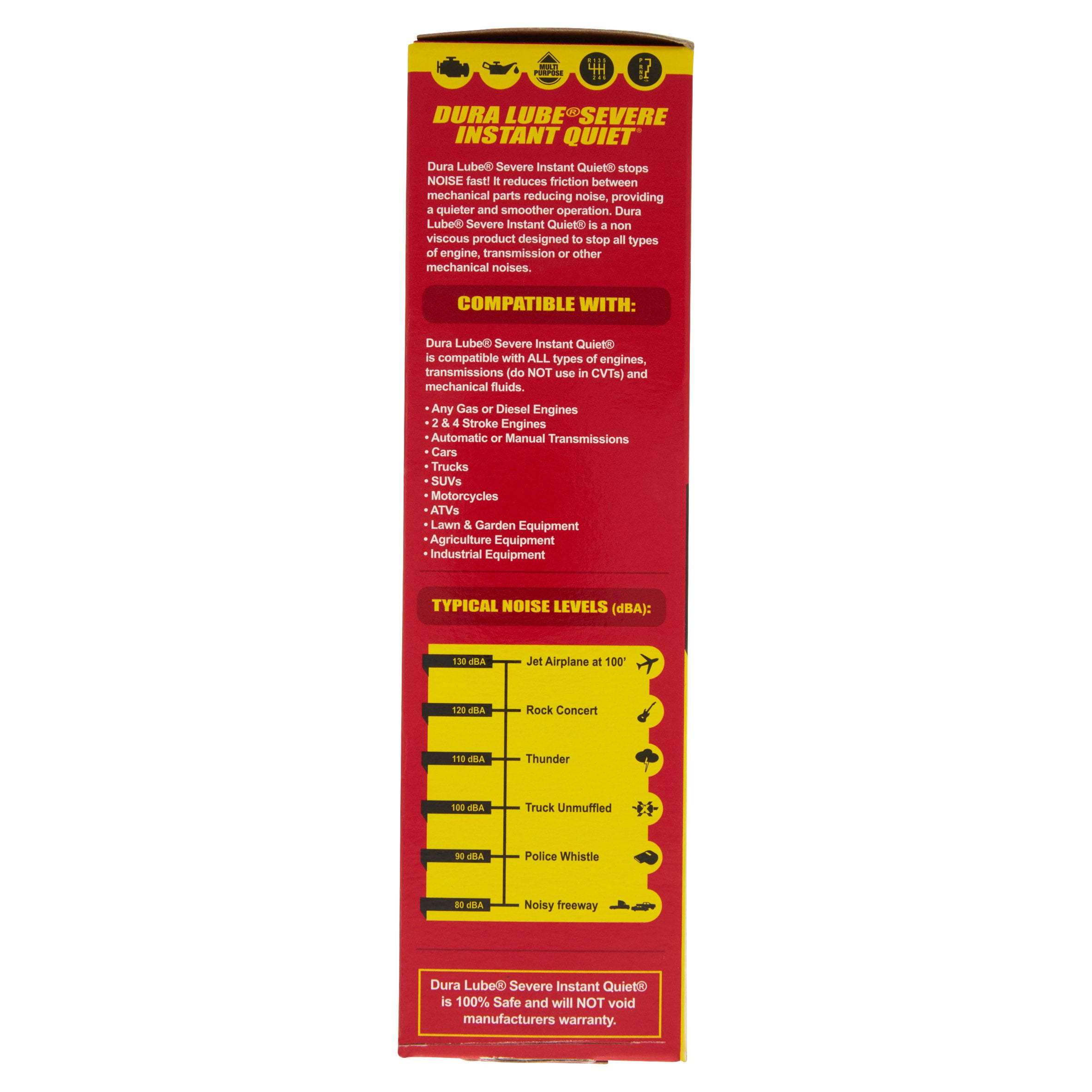 Dura Lube Severe Instant Quiet Engine Treatment, High-Performance Friction Reducer (8 oz) jxv96