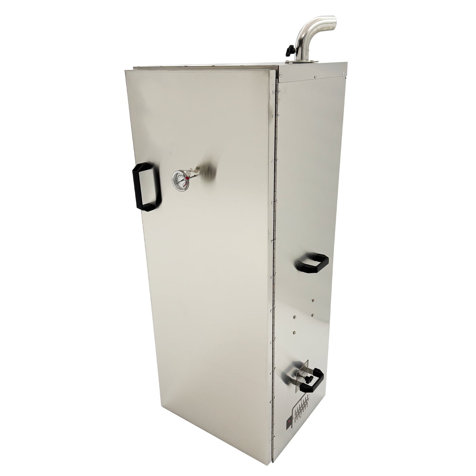 Intsupermai Electric Meat Smoker Oven with 9 Detachable Racks and Side Wood Chip Loader (Large Capacity) dv4nh