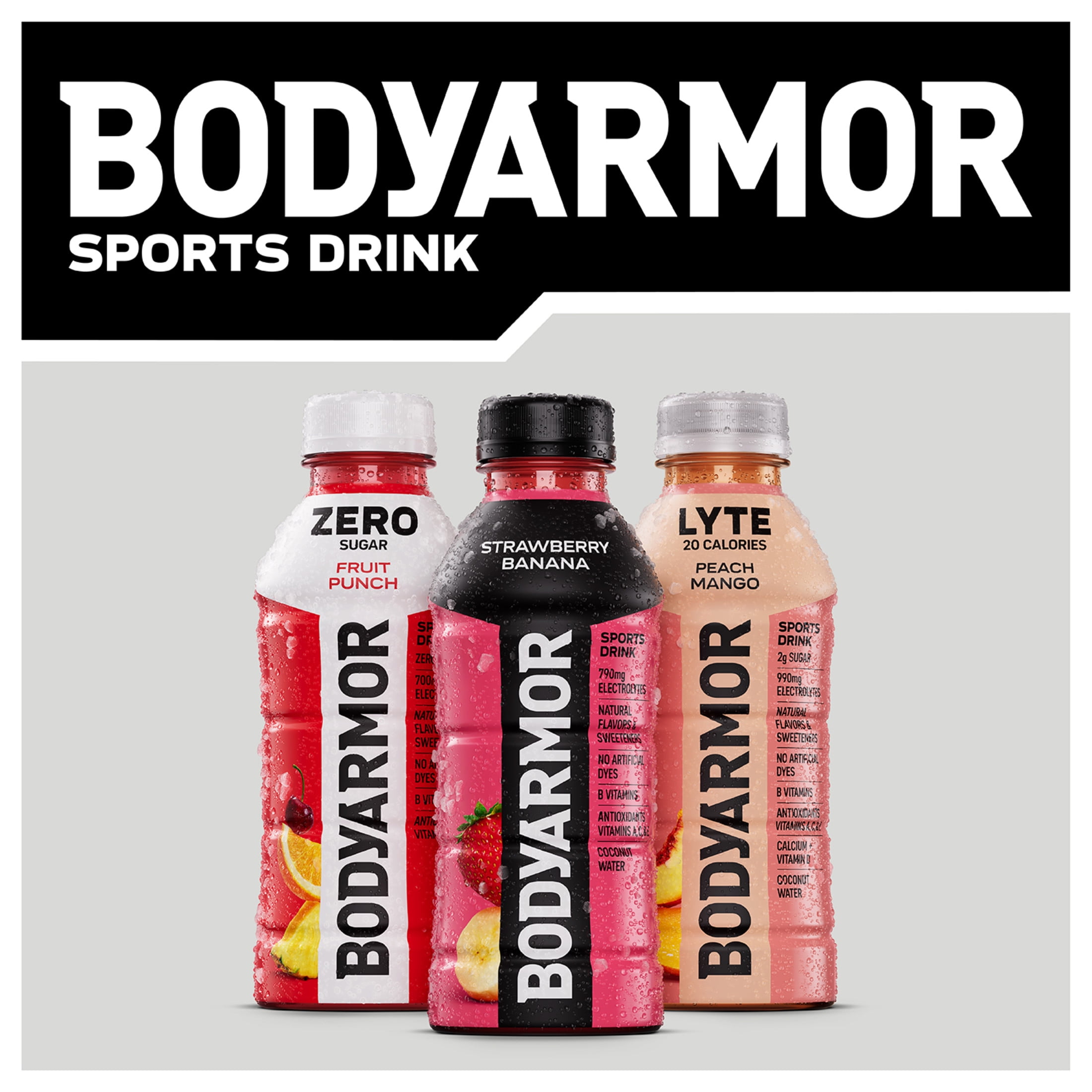 BODYARMOR Sports Drink Electrolyte Beverage Orange Mango (Orange, 16 fl oz) xf10o