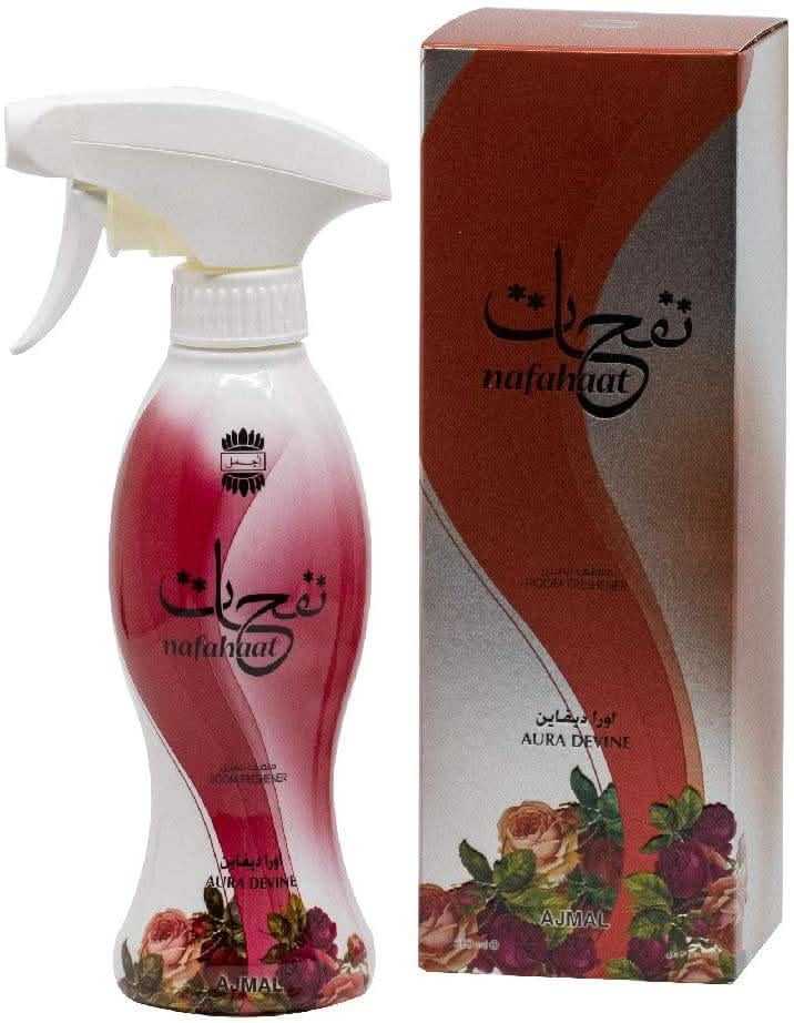 Ajmal Nafahat Aura Divine Air Freshener Long-Lasting Premium Home Fragrance (10.14 fl oz) djpp1