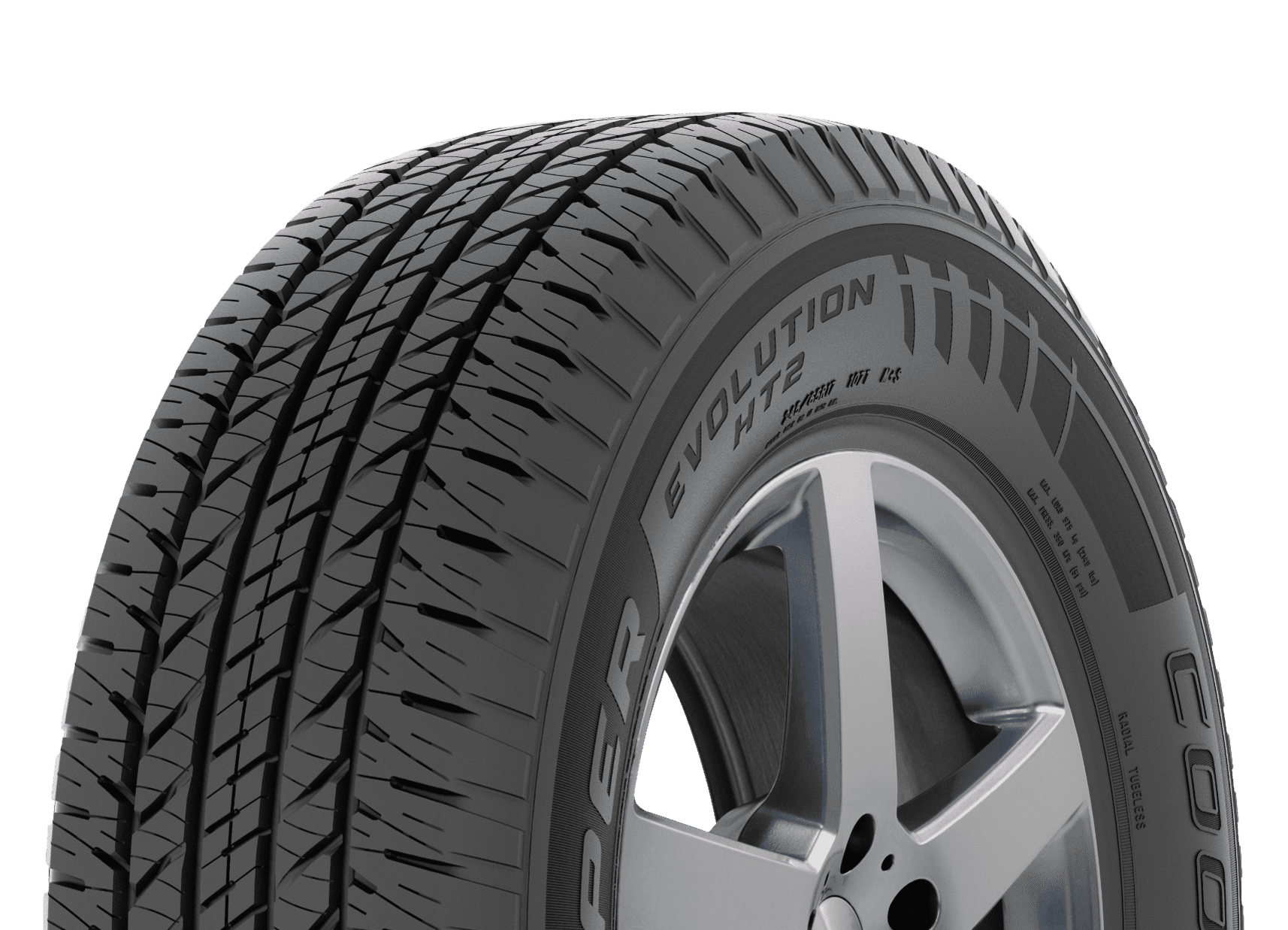 Cooper Evolution HT2 All-Season Passenger Truck SUV Tire (265/70R16 112S) baiq4