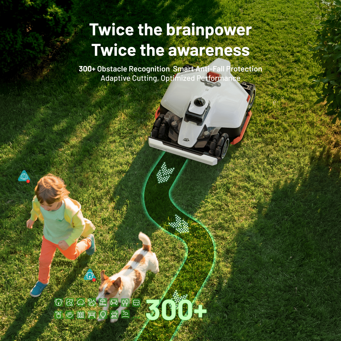 MAMMOTION LUBA 3 AWD 3000H Robot Lawn Mower (0.75 Acres, 2.2-4.0 in Cut Height) 9z6vu