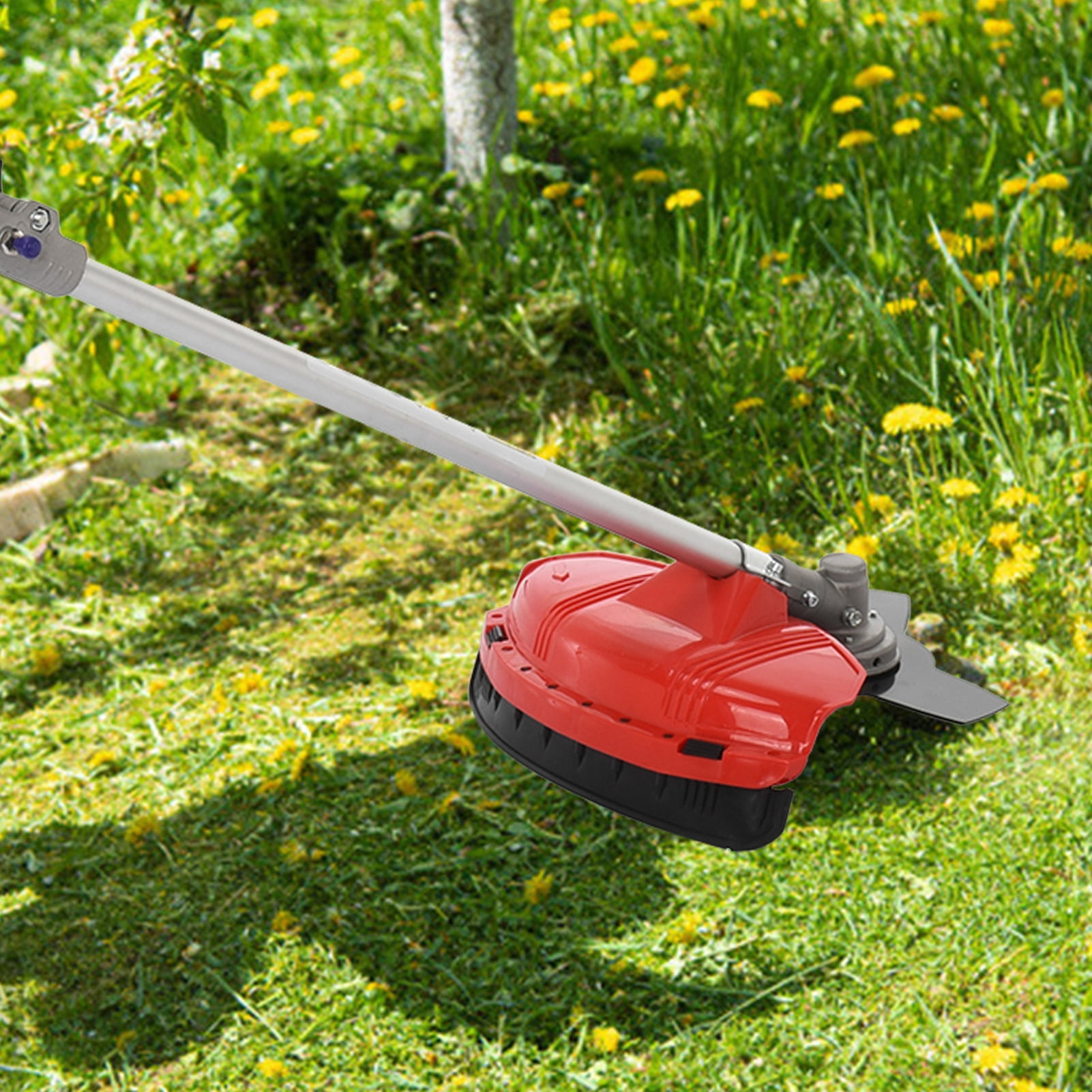 Bestolf 52cc 2-Stroke Gas Powered 2-in-1 String Trimmer and Brush Cutter (Red, 52cc Engine) ux4ru
