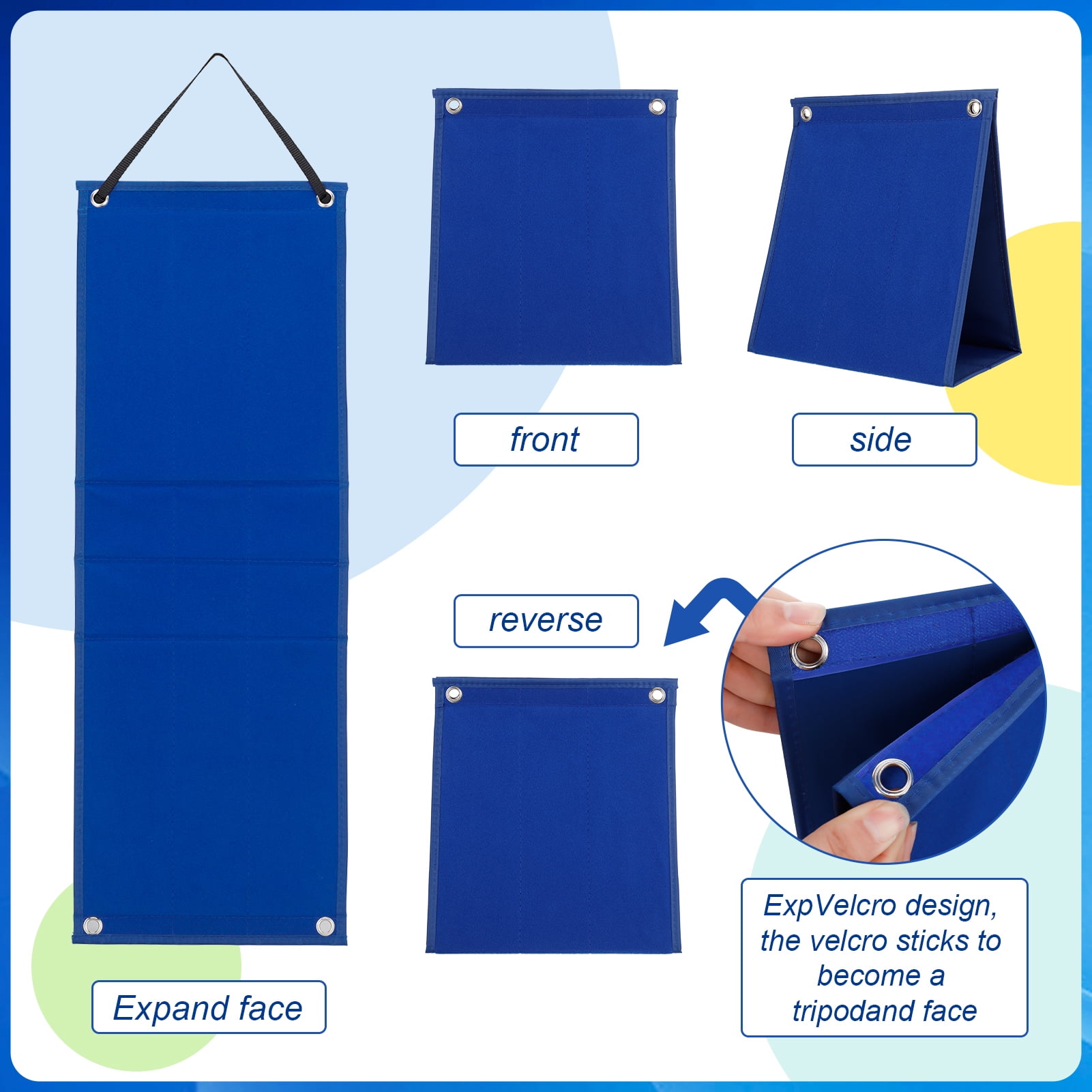 sixwipe Visual Schedule Chart for Kids, Daily Chore and Bedtime Routine Board, Behavioral Learning Tool for Home and School (Blue, 70 Cards) jbkbq