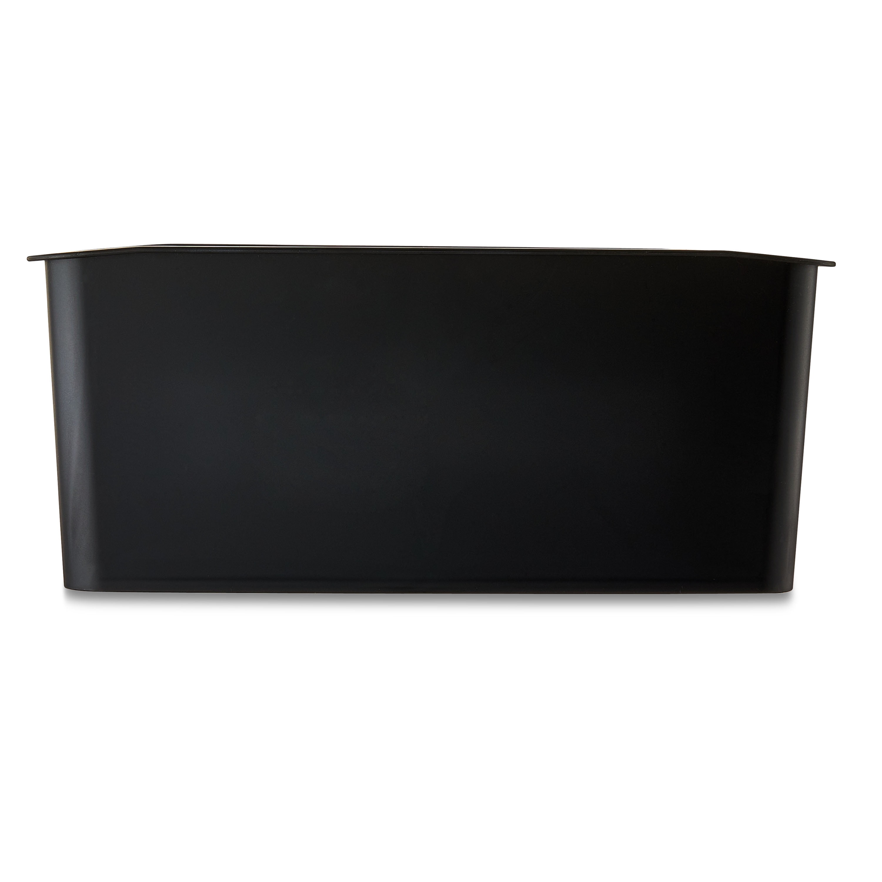 Pen+Gear Cubby Bin Storage Organizer for Classroom and Home (Black, 12.27 x 7.96 x 5.12 in) b0bxq