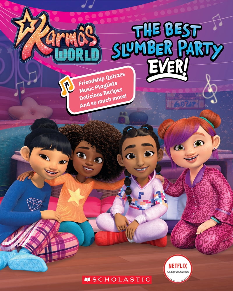 Scholastic Karma's World The Best Slumber Party Ever Activity Book (Pre-Owned, Paperback) 7jvo0