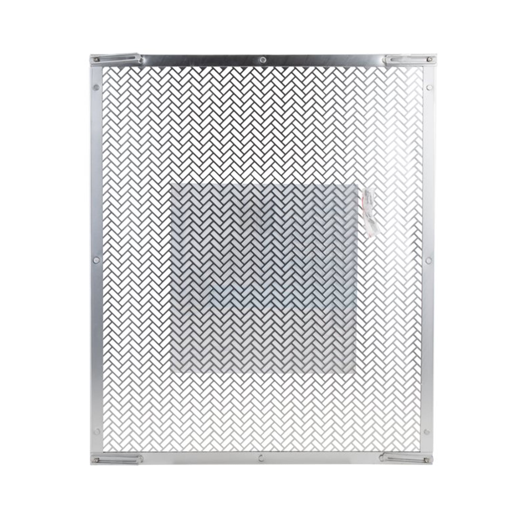 Camco Premium RV Screen Door Grille, Heavy-Duty Aluminum Protective Guard (Silver, 20 in to 29 in) e4ha3