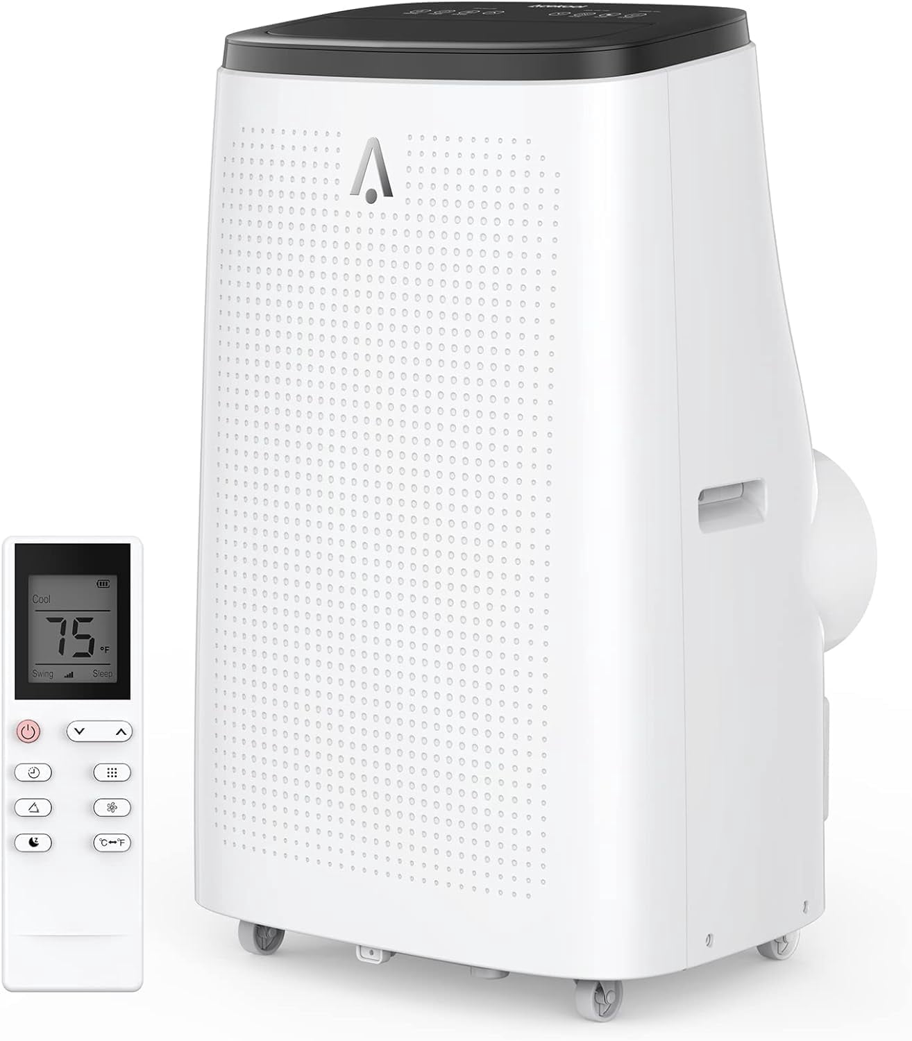 IdealHouse Portable Air Conditioner 14,000 BTU 3-in-1 Cooling Fan and Dehumidifier (Black, 750 Sq. Ft. Coverage) s1eh1