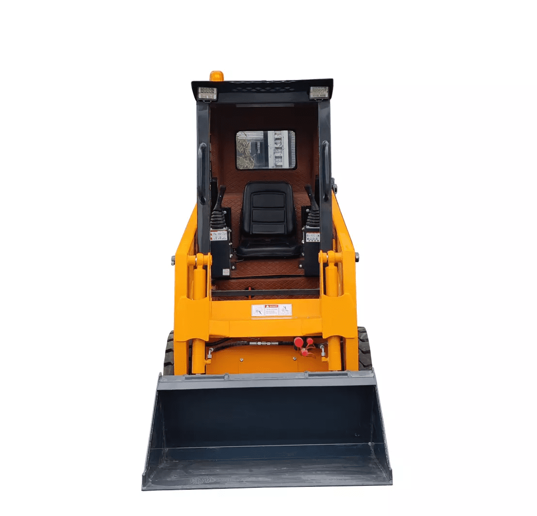TYPHON Mini Skid Steer Loader STOMP 508, 35HP Gas Engine, Compact Construction Equipment (Black, 838 lb Capacity) u90n0