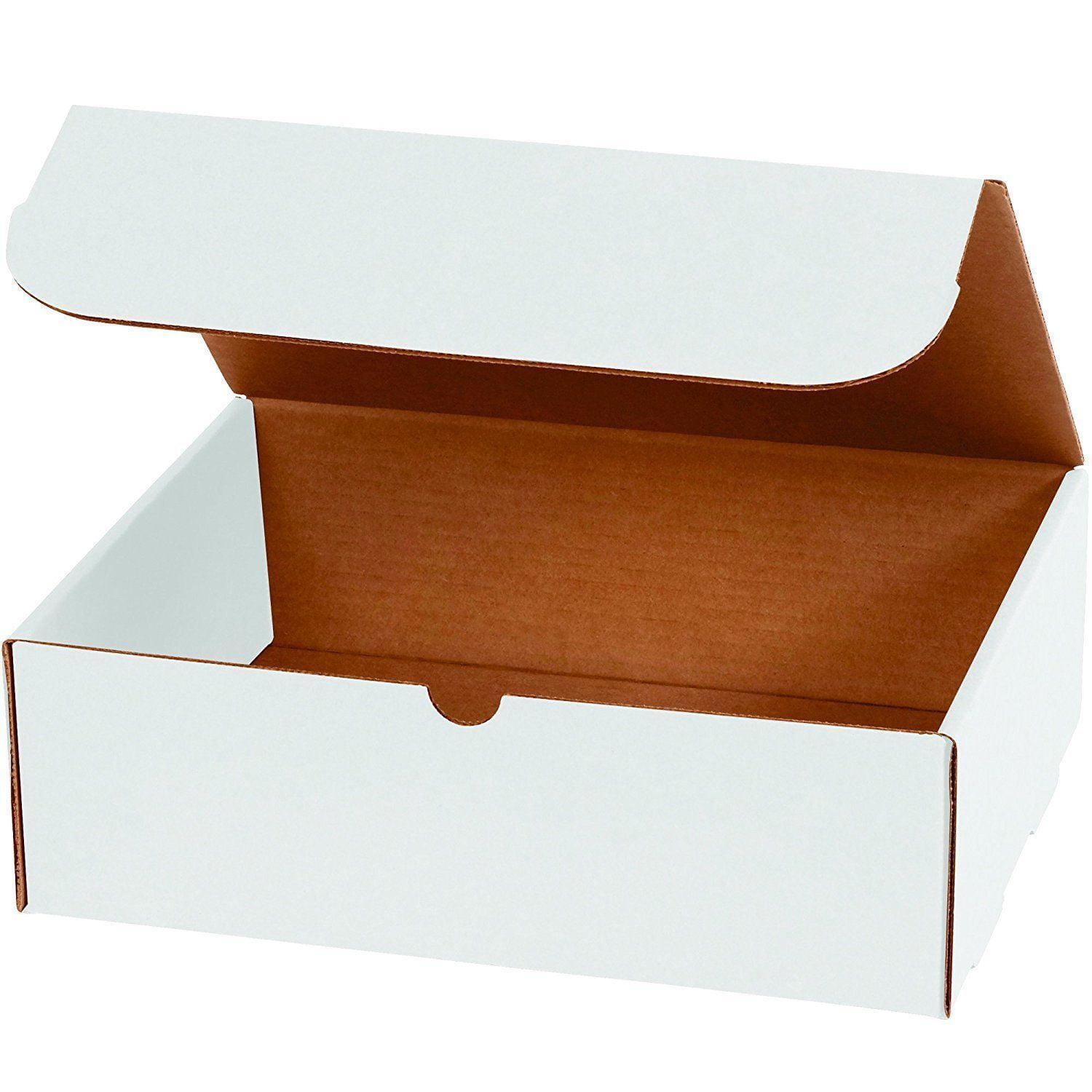ValueMailers Corrugated Shipping Mailer Box (White, 6 in x 4 in x 2 in, 50 Pack) t8gtr