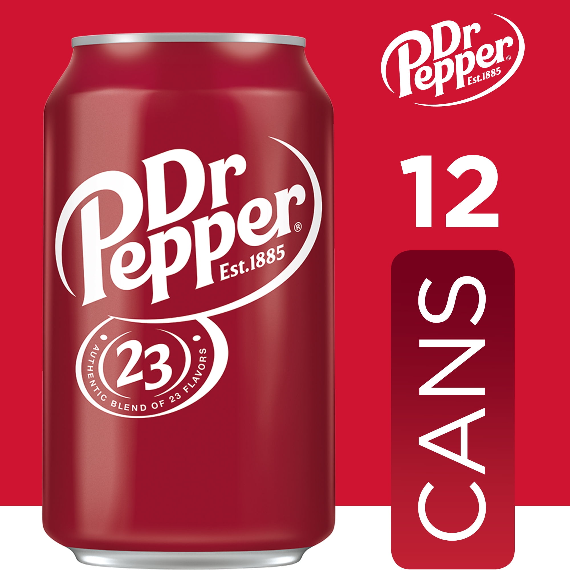 Dr. Pepper Soda Pop, Original Flavor Refreshing Carbonated Beverage (12 fl oz, 12 Pack) h6tct - Image 2