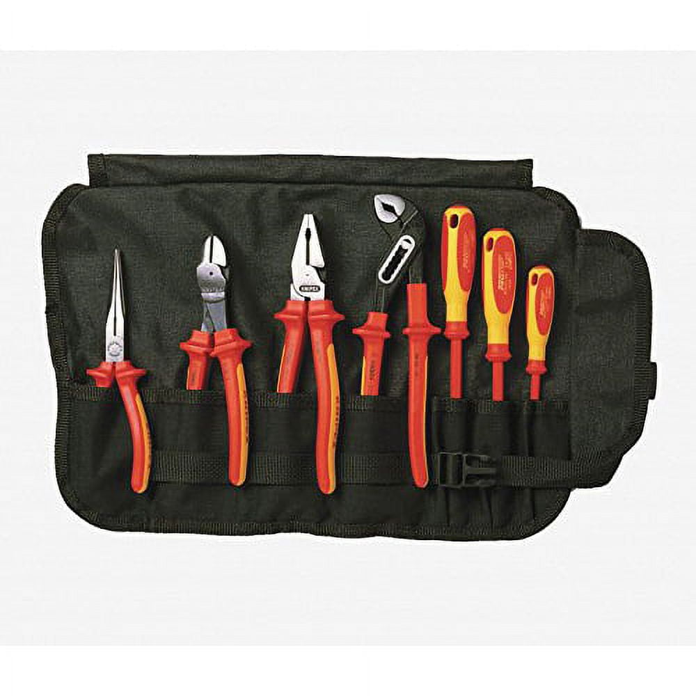 Knipex 7-Piece Insulated Pliers and Screwdriver Tool Set (Red, 7-Piece) 6eho4