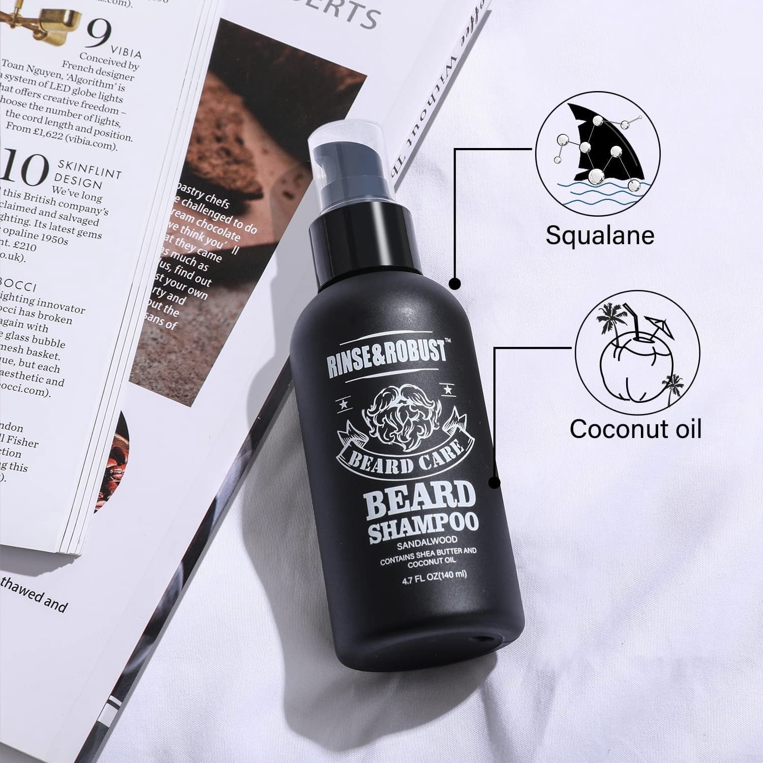 Body & Earth Beard Grooming Kit for Men (Sandalwood, 4-Piece Set) q56u6